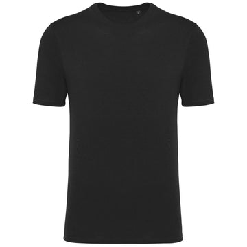 T-shirt ronde hals met korte mouwen uniseks
