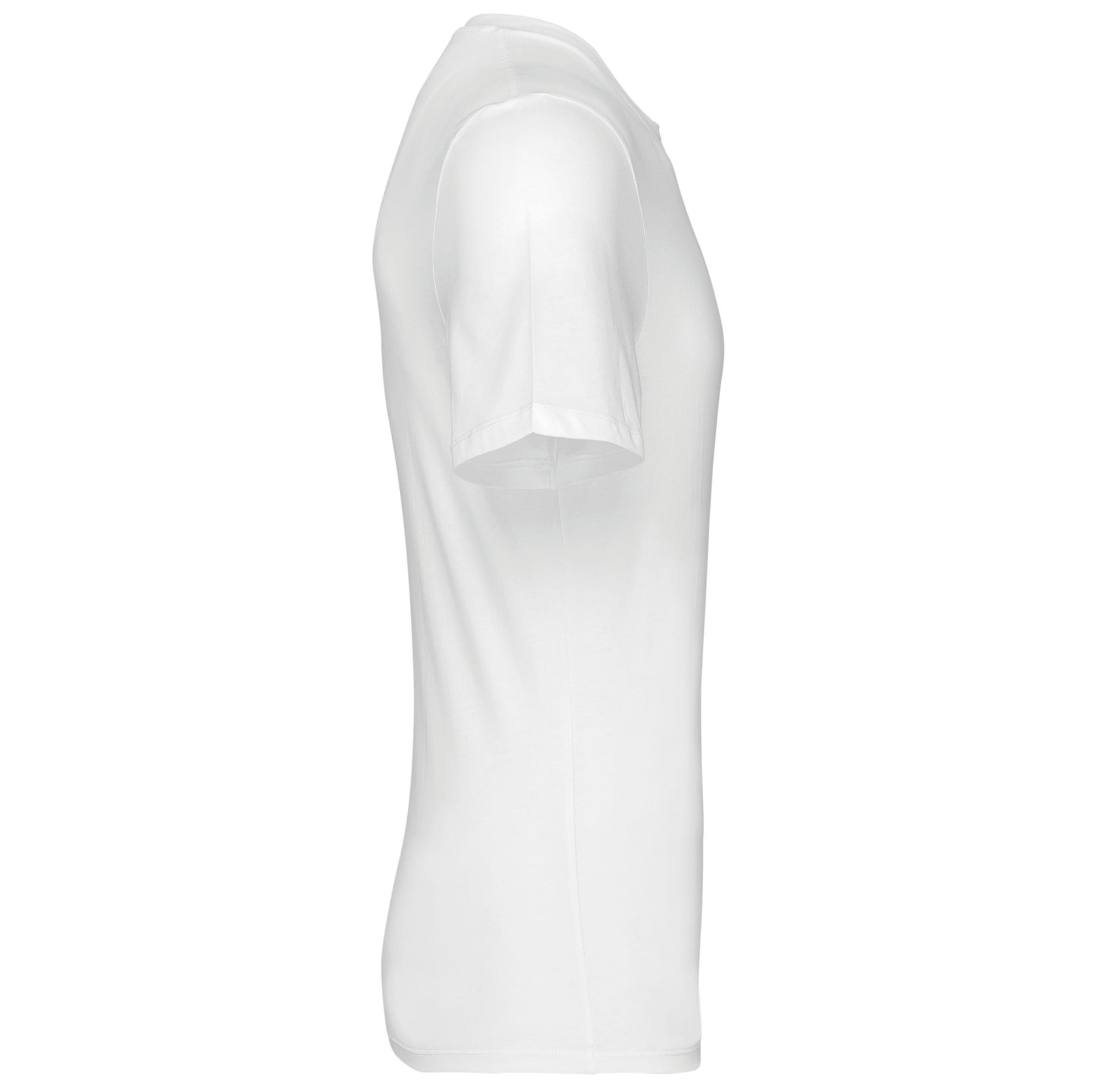 T-shirt ronde hals met korte mouwen uniseks