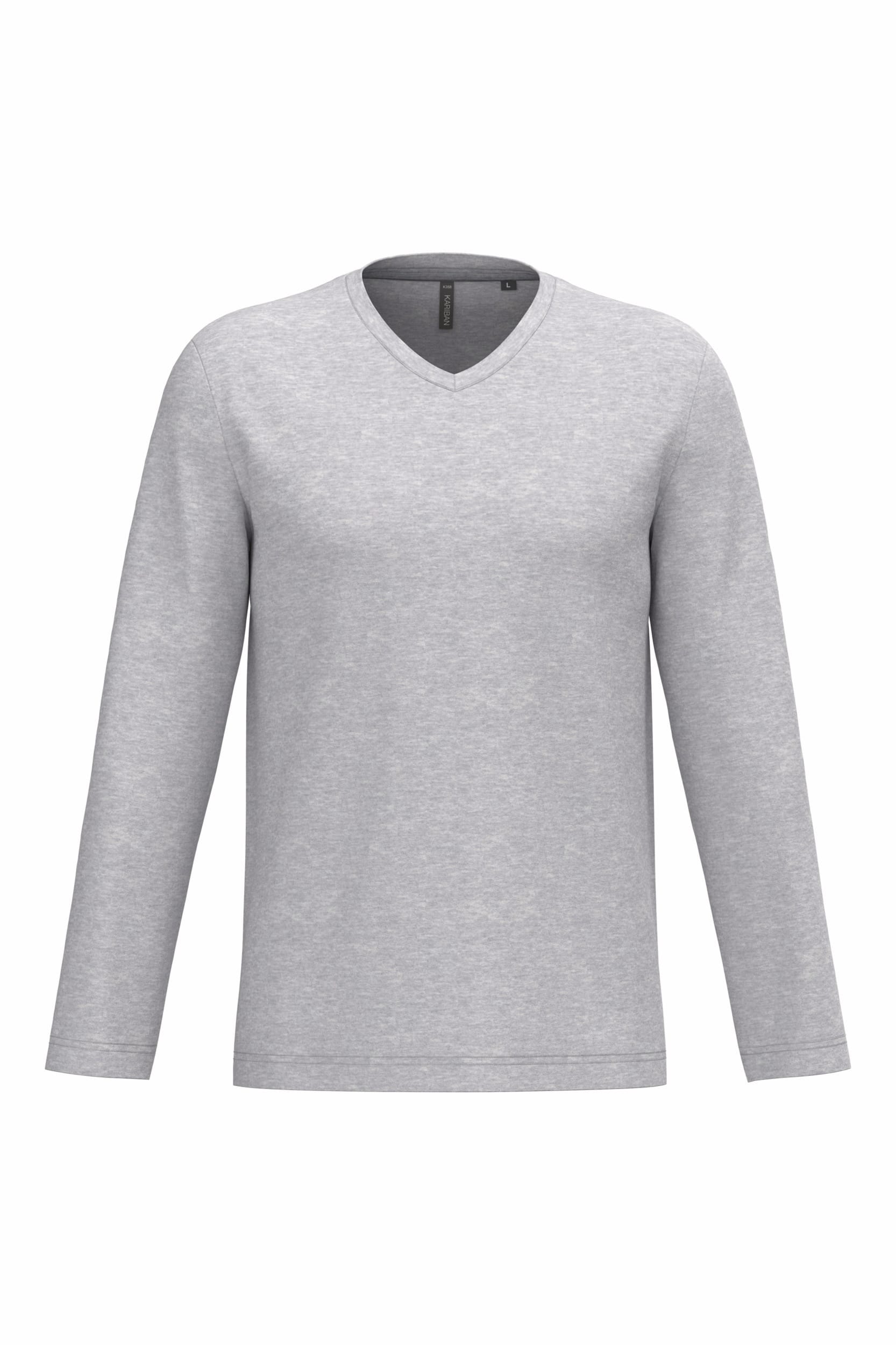 T-shirt V-hals lange mouwen