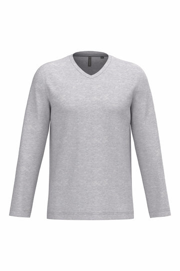 T-shirt V-hals lange mouwen