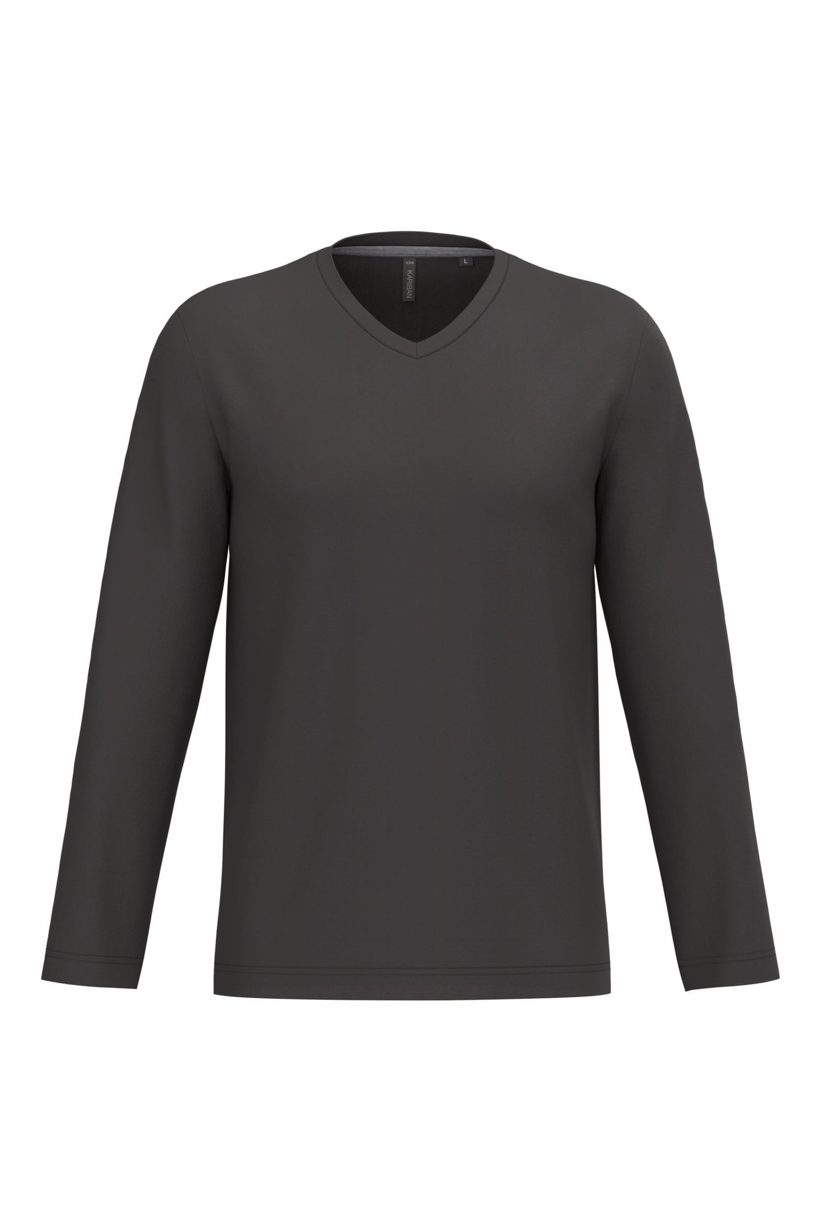 T-shirt V-hals lange mouwen
