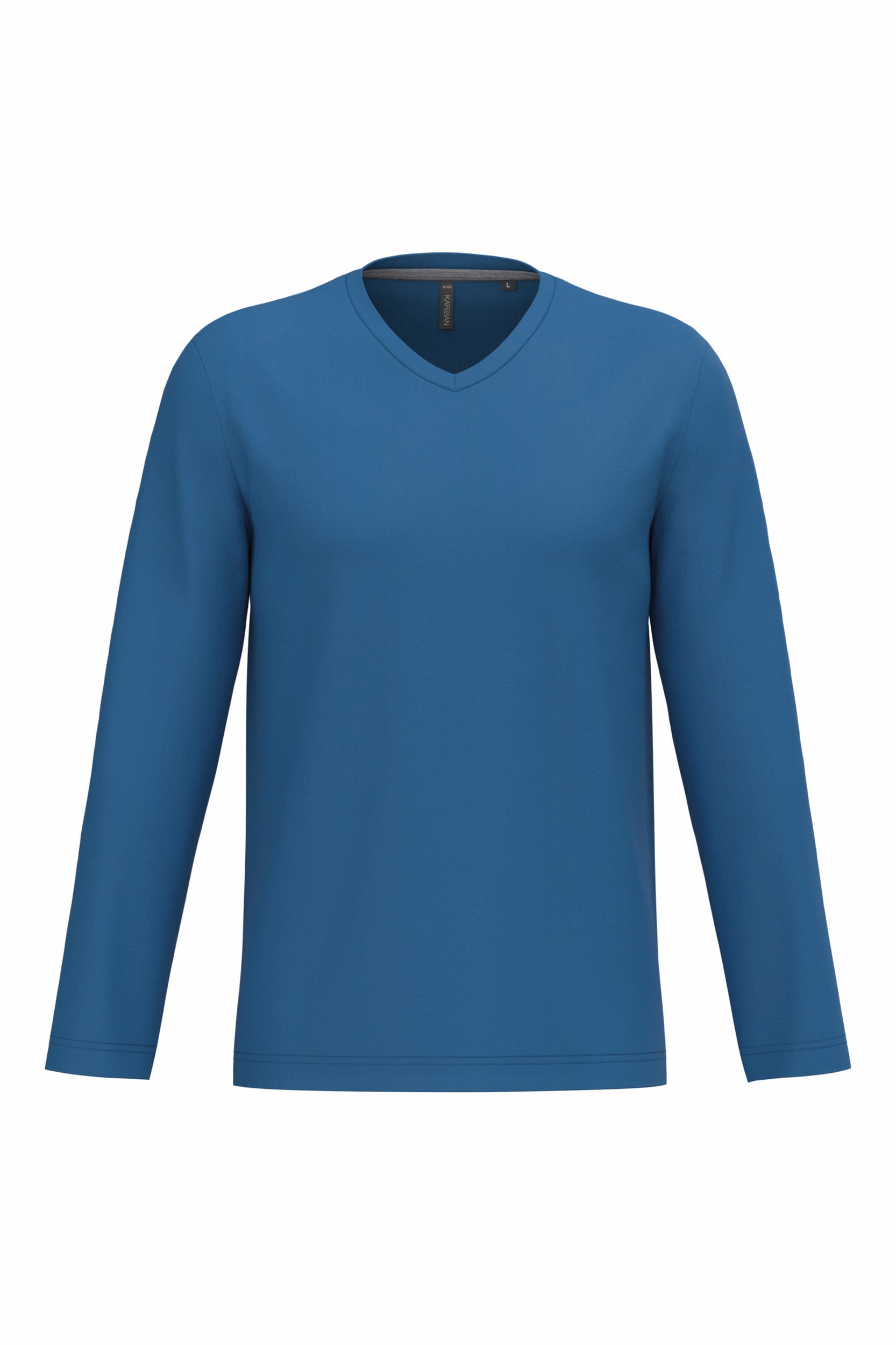 T-shirt V-hals lange mouwen