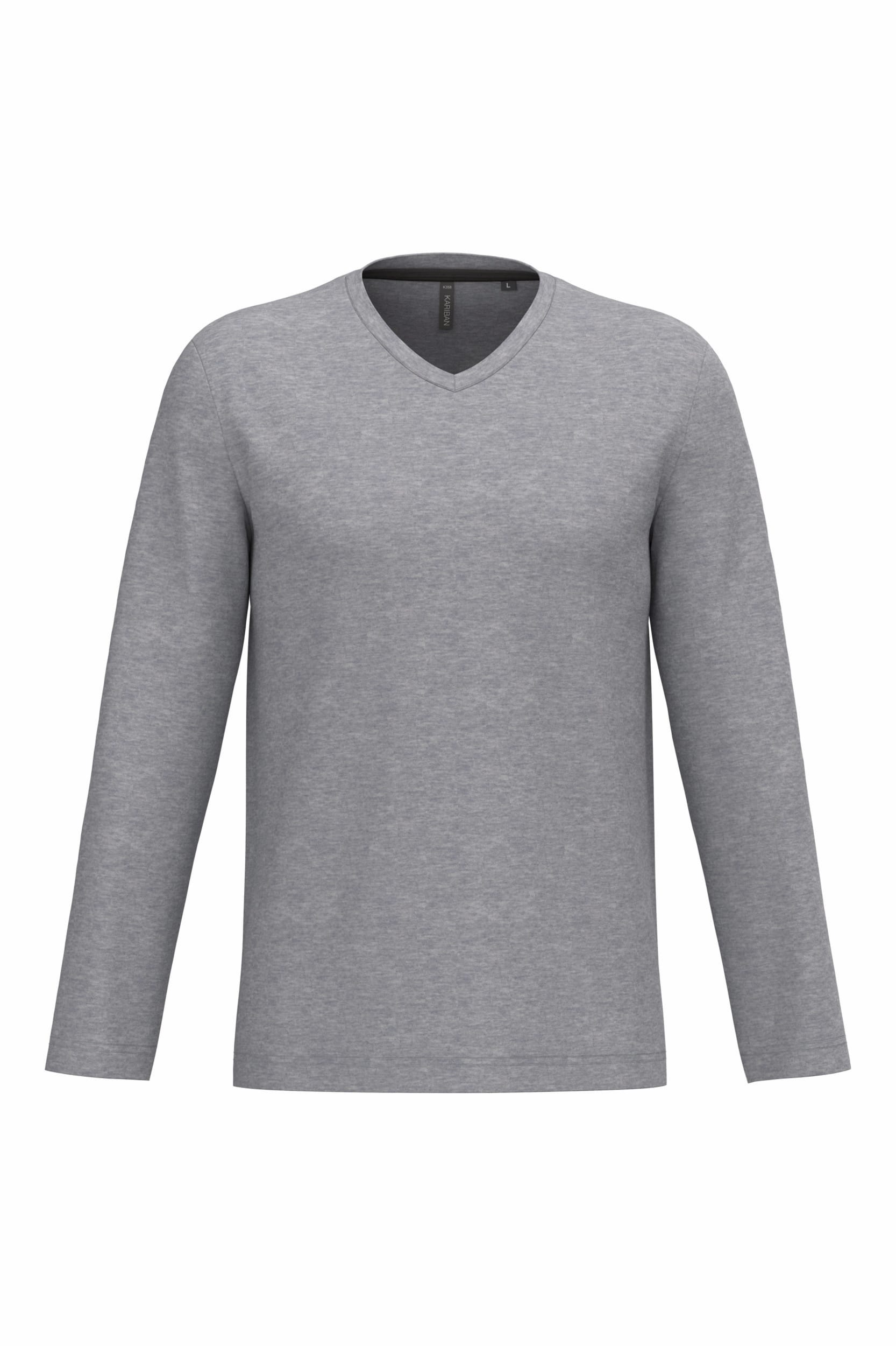 T-shirt V-hals lange mouwen