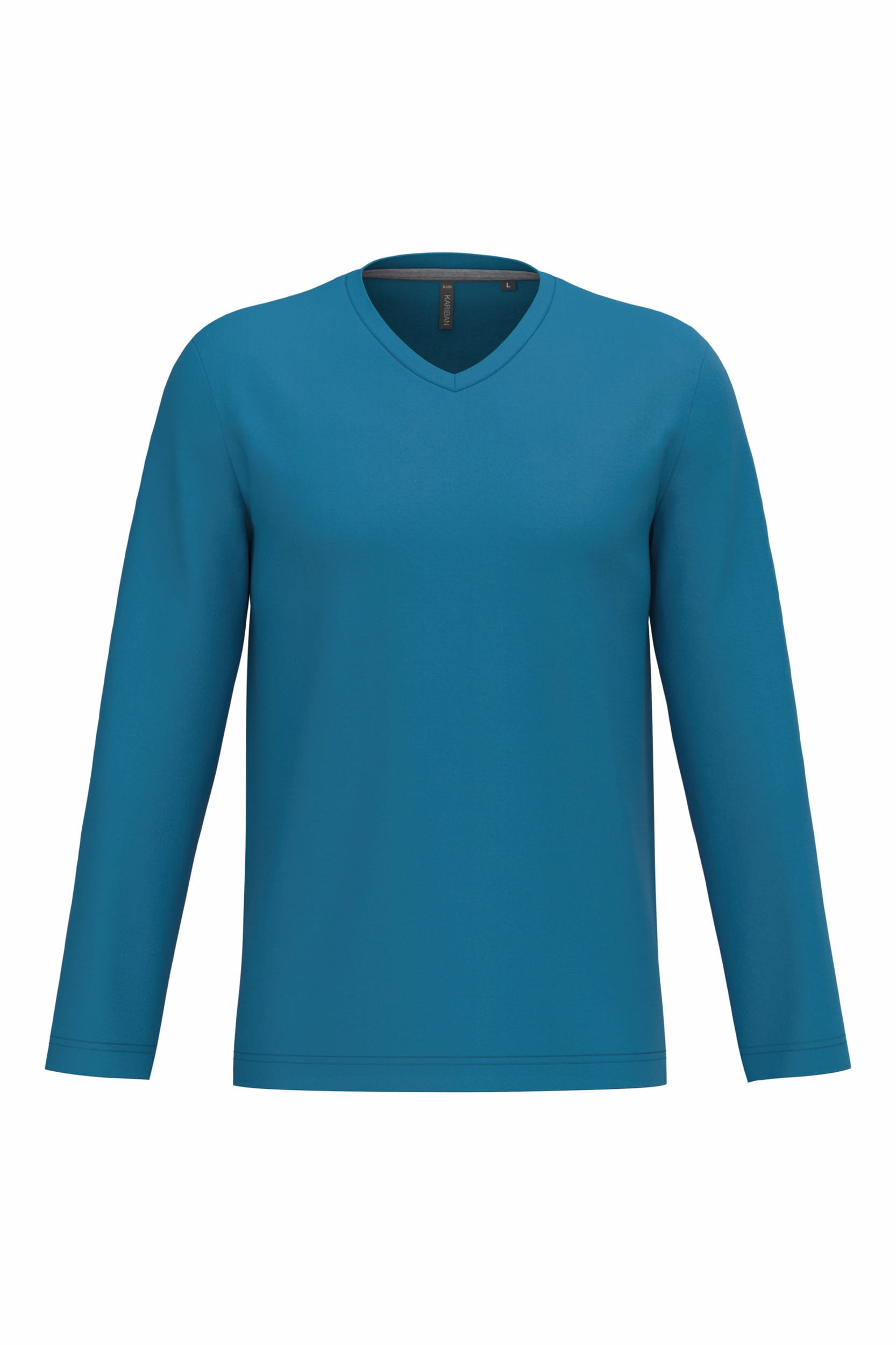 T-shirt V-hals lange mouwen