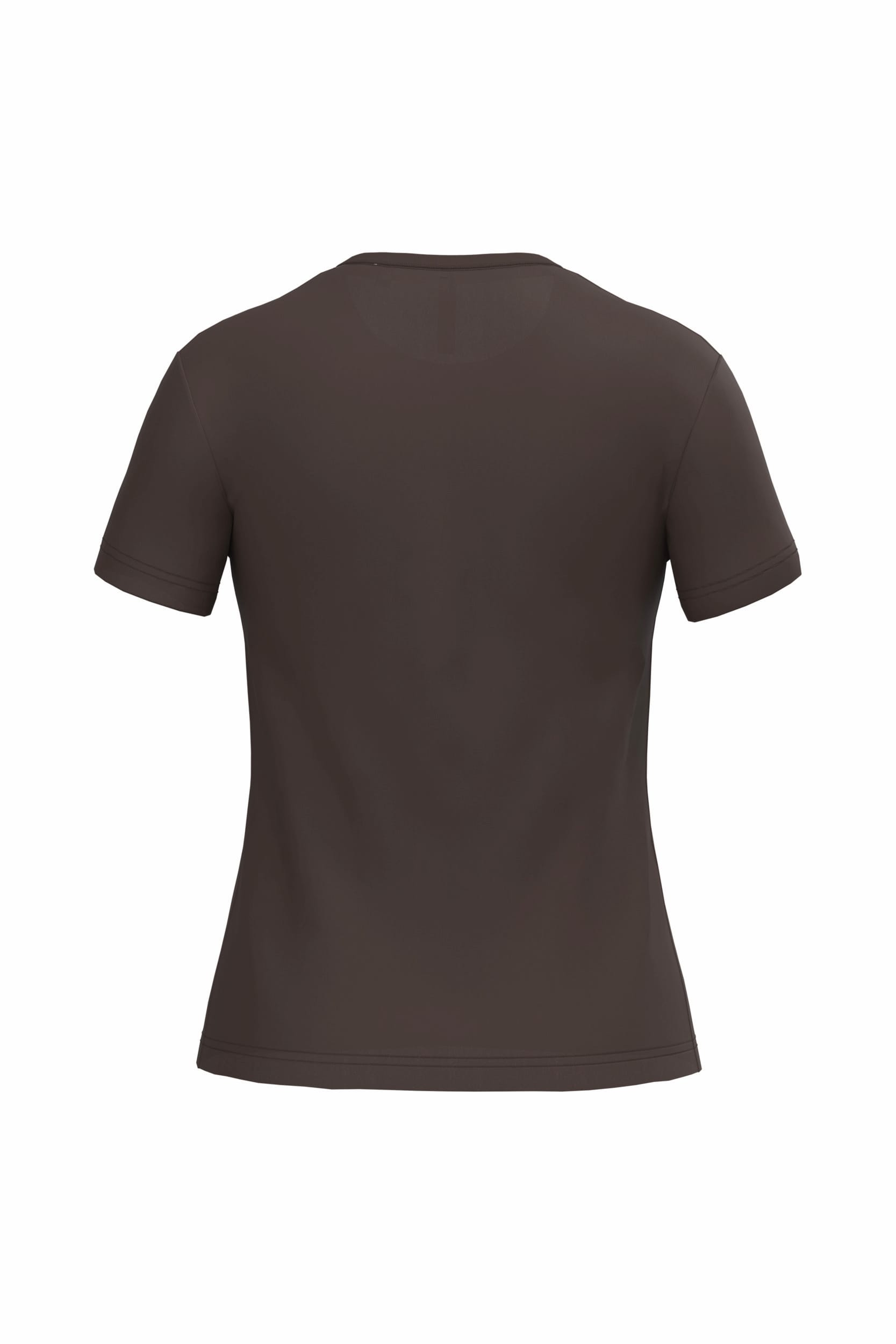 Dames t-shirt ronde hals korte mouwen