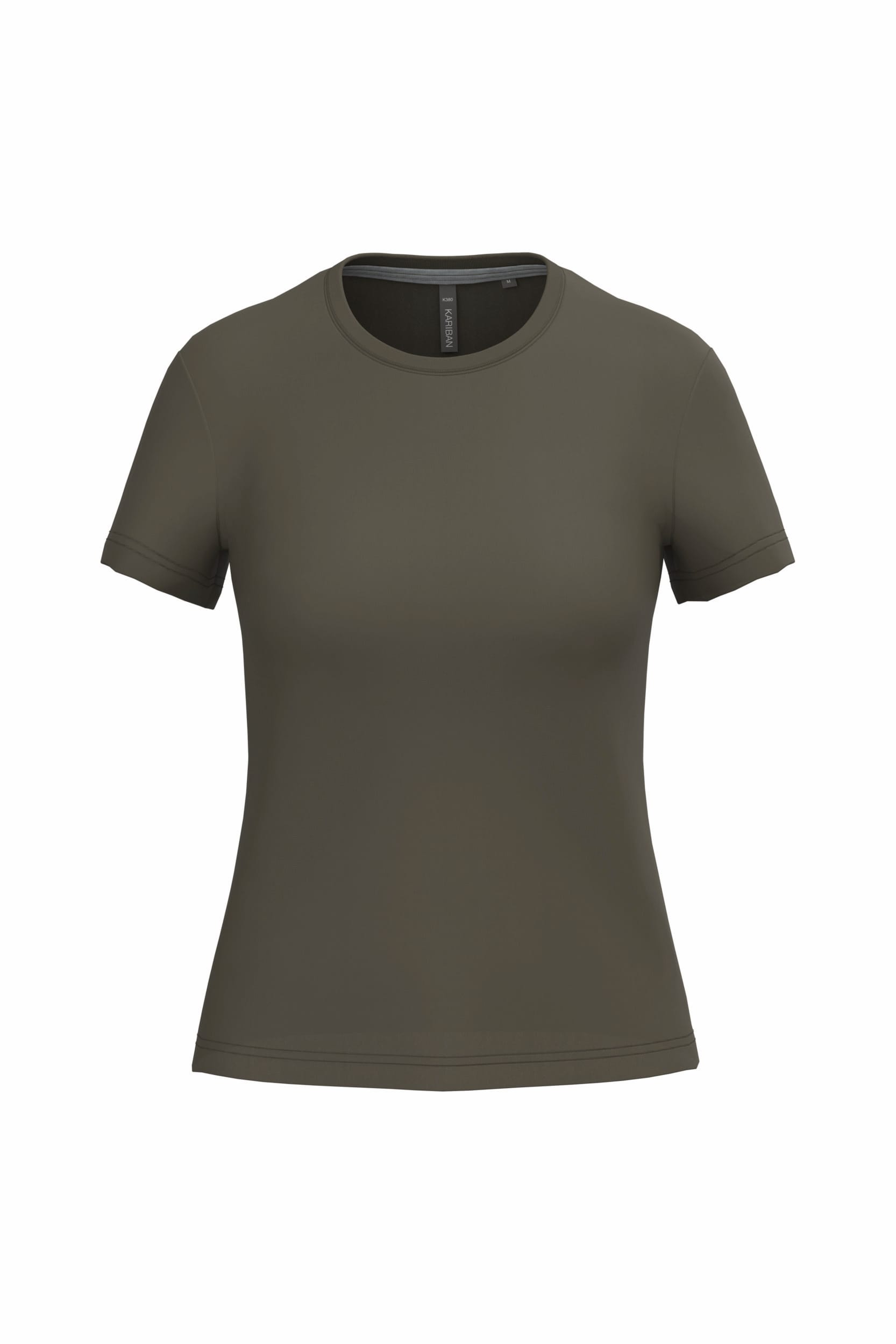 Dames t-shirt ronde hals korte mouwen
