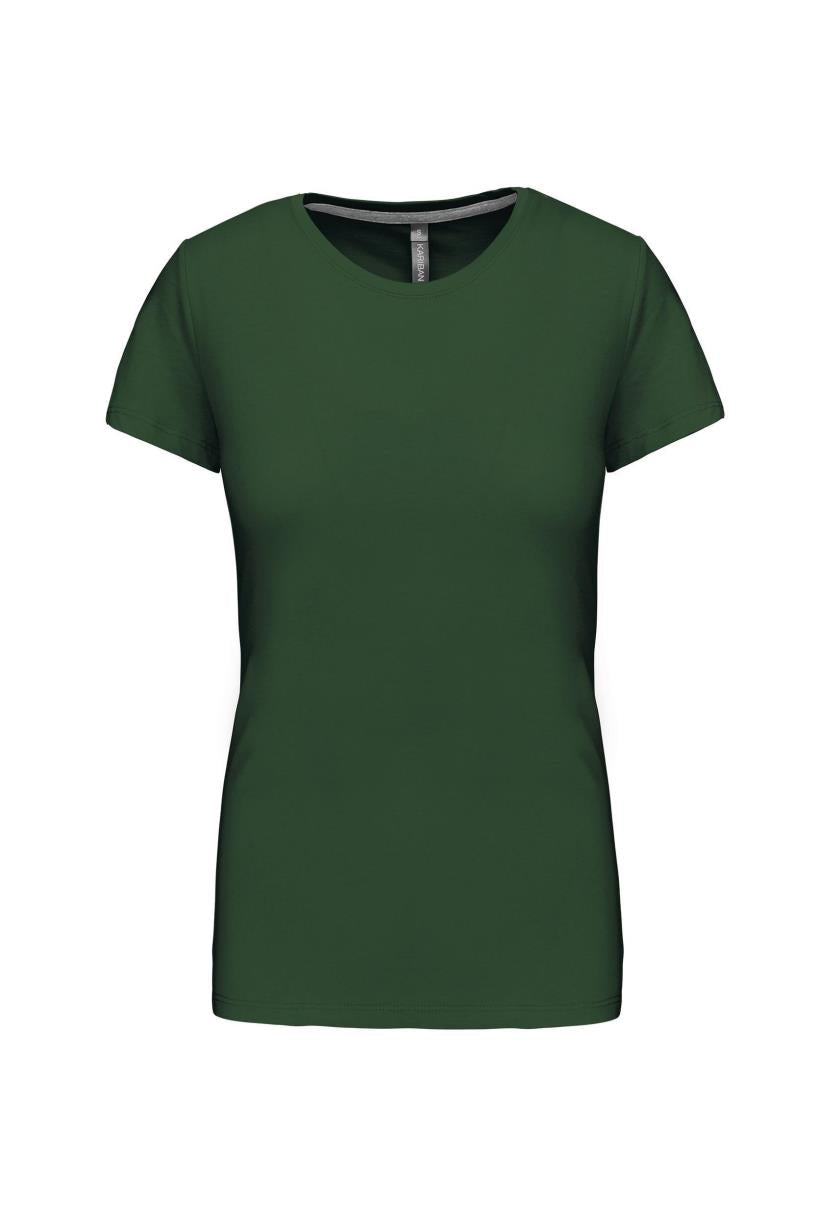 Dames t-shirt ronde hals korte mouwen
