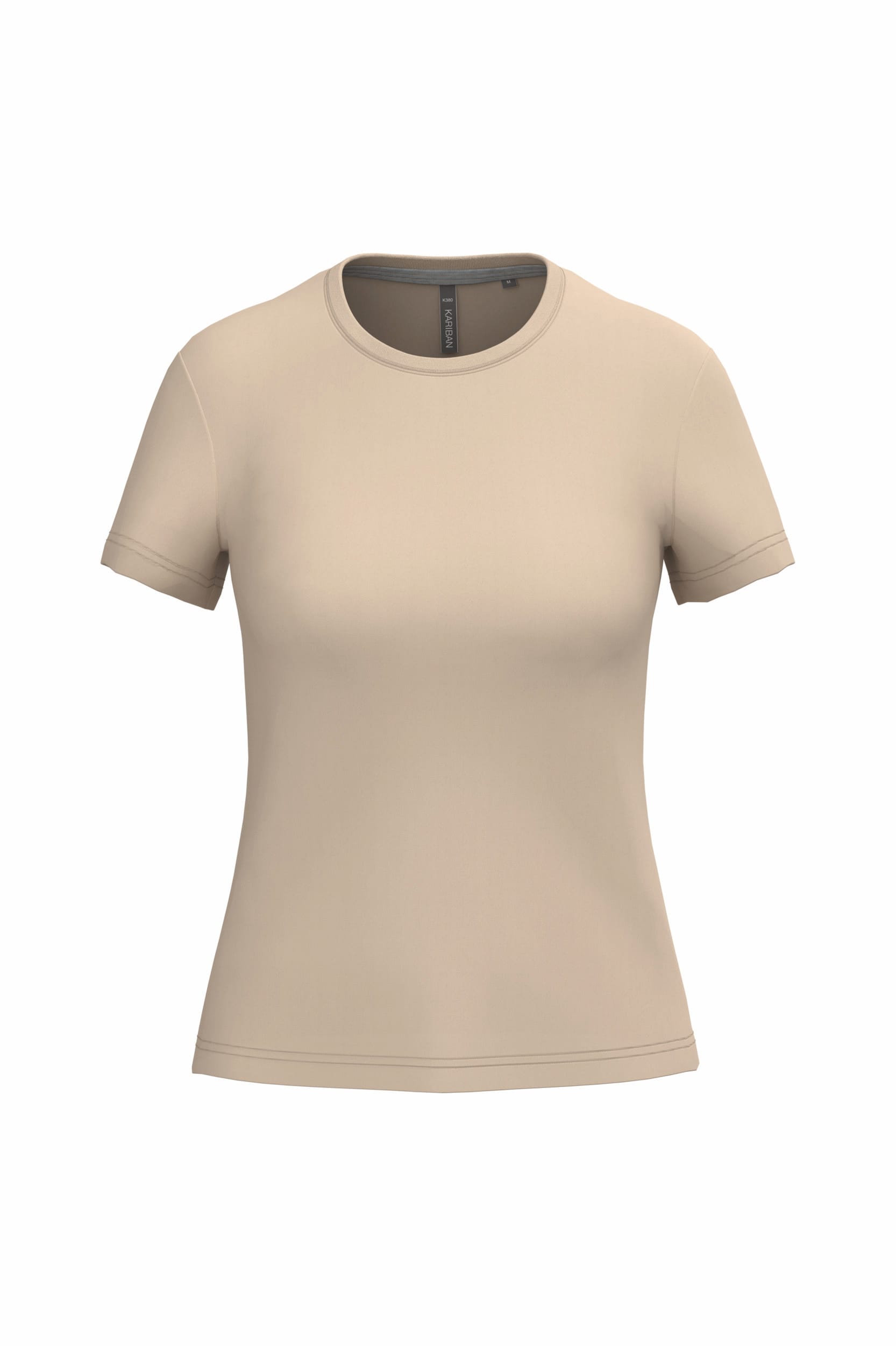 Dames t-shirt ronde hals korte mouwen