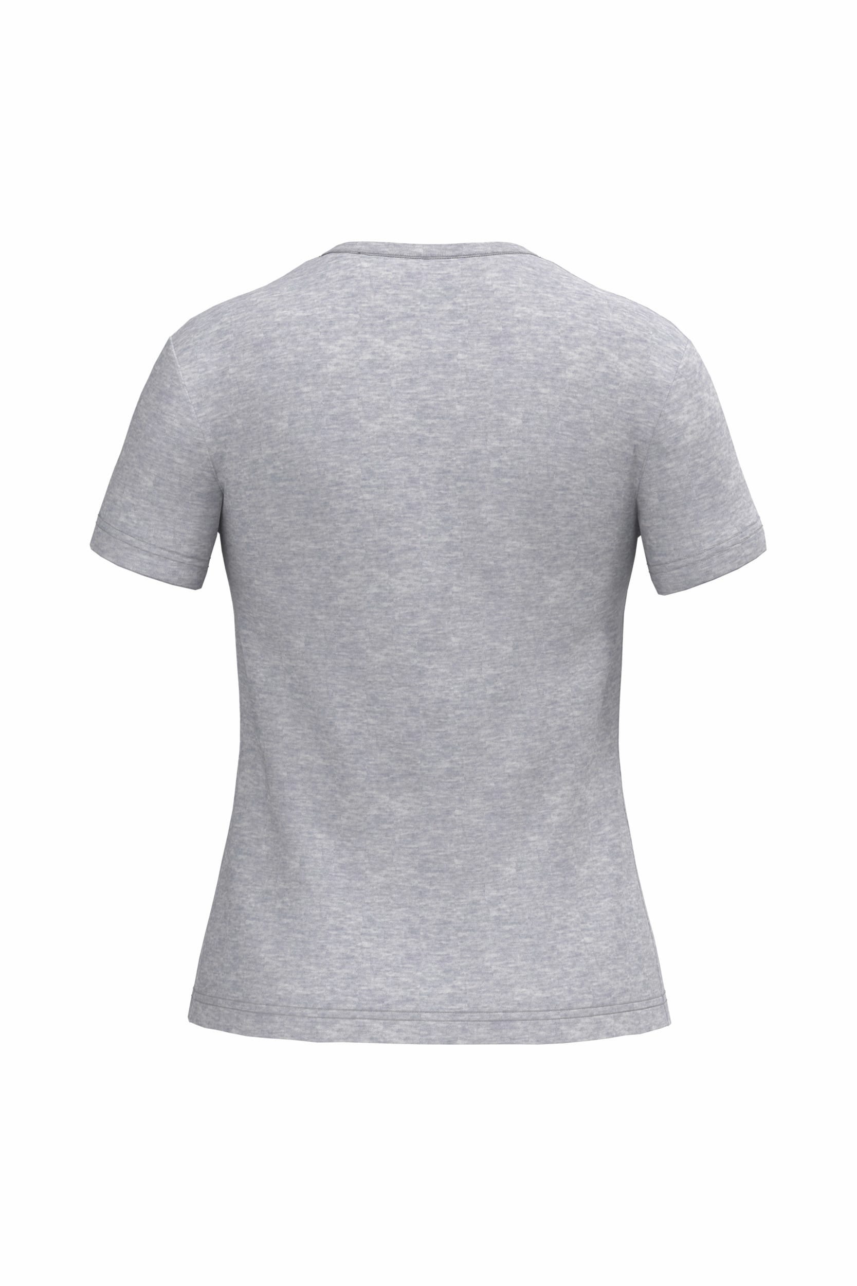 Dames t-shirt ronde hals korte mouwen