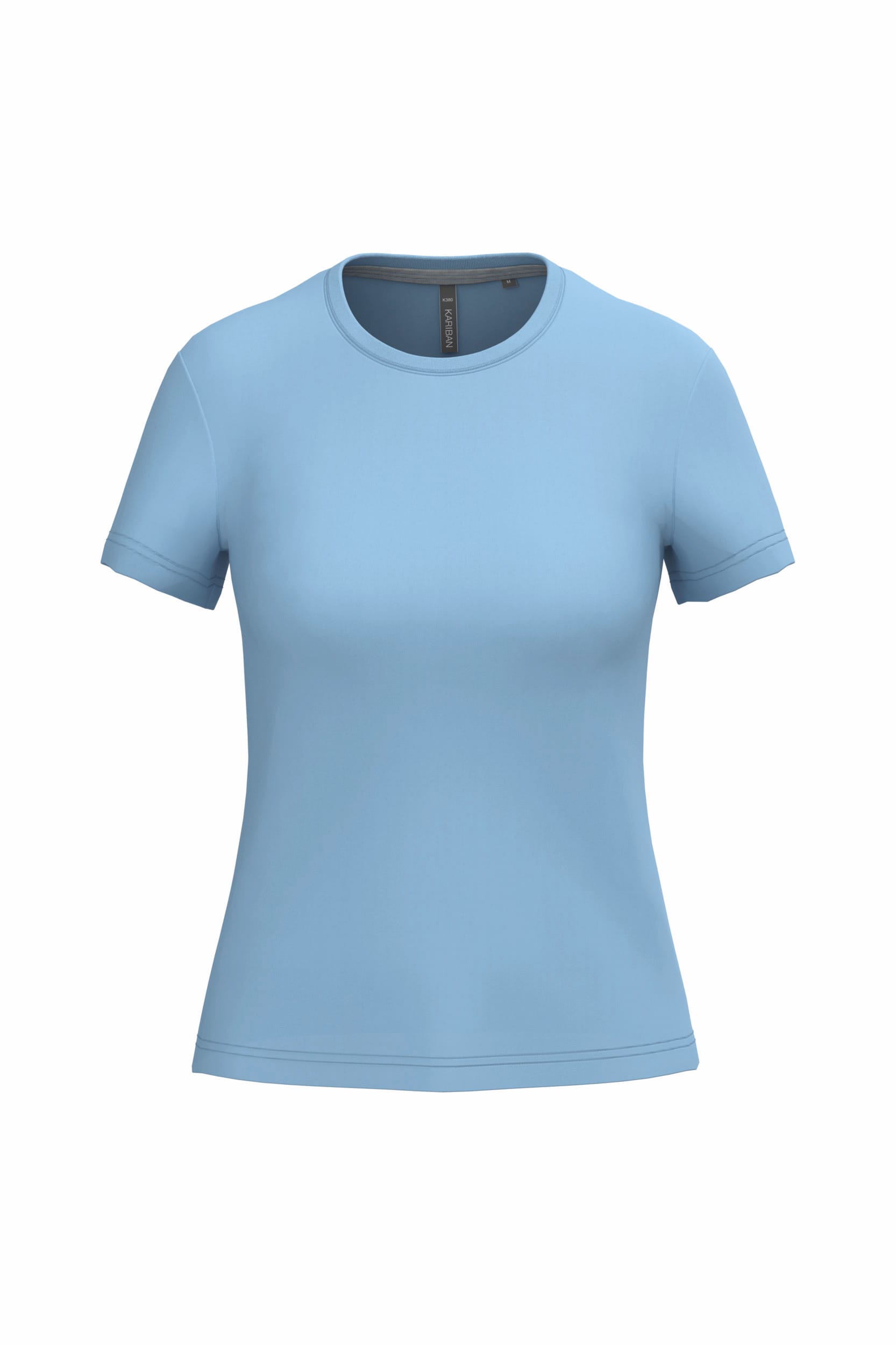 Dames t-shirt ronde hals korte mouwen
