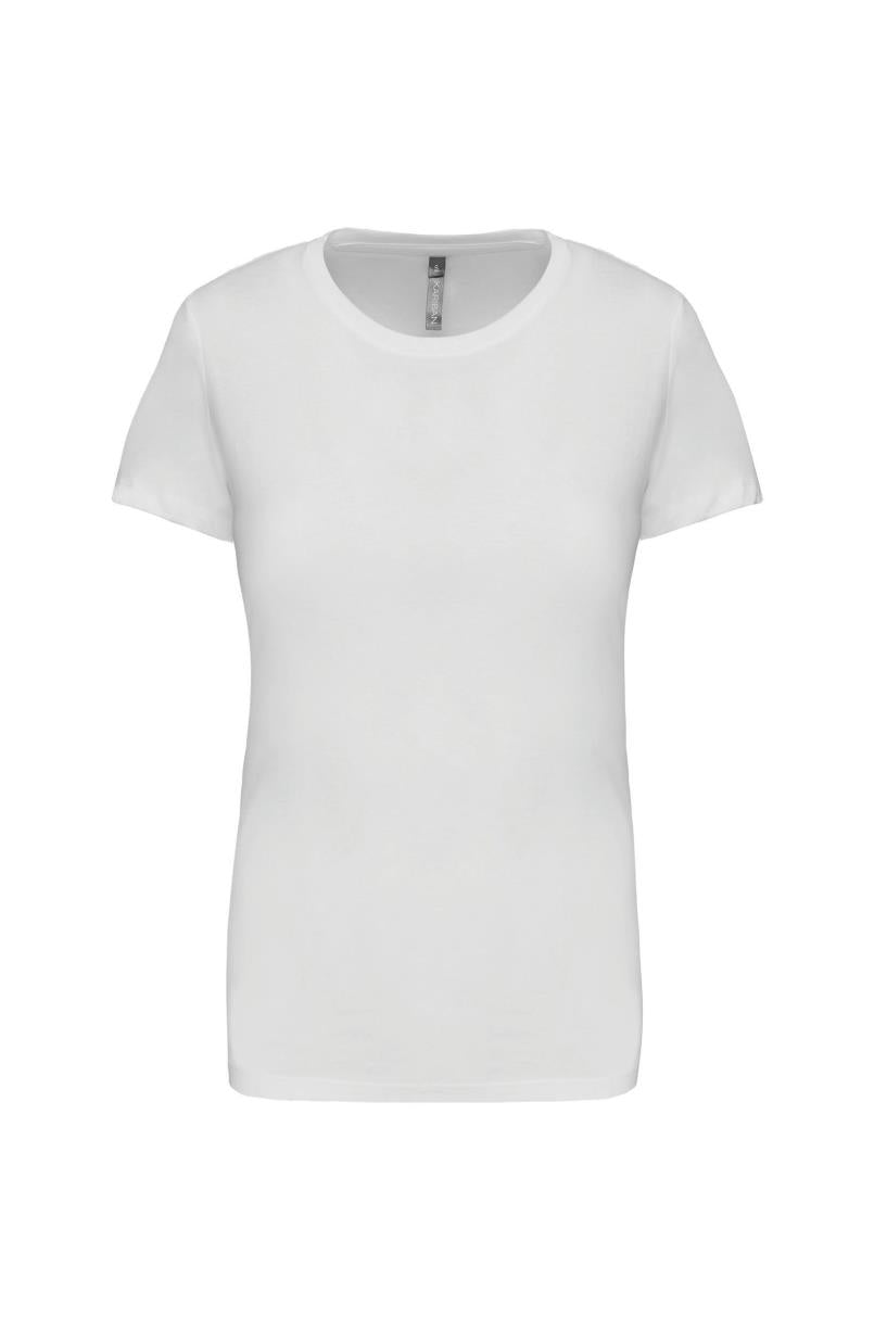 Dames t-shirt ronde hals korte mouwen