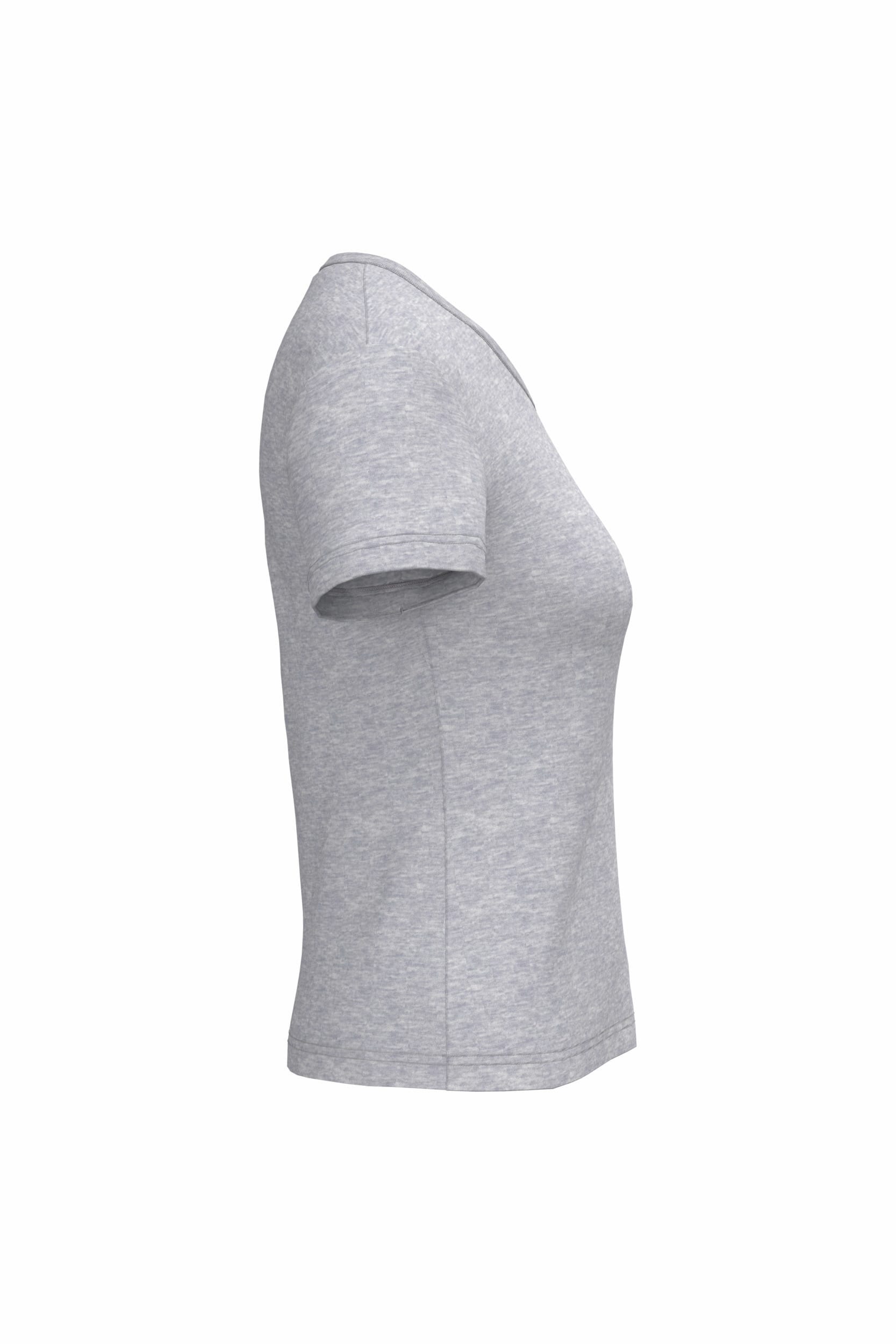 Dames T-shirt V-hals Korte Mouwen