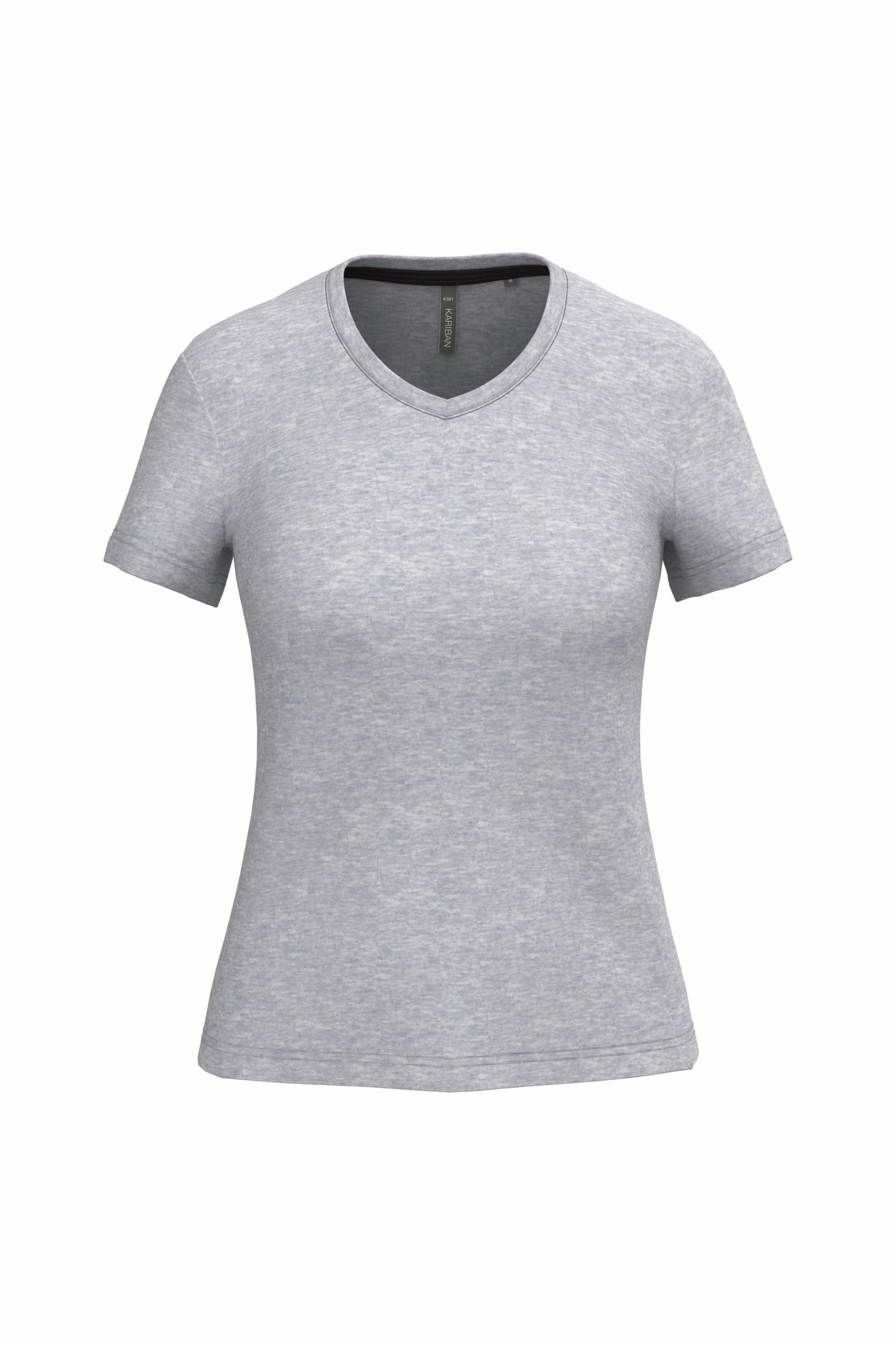 Dames T-shirt V-hals Korte Mouwen