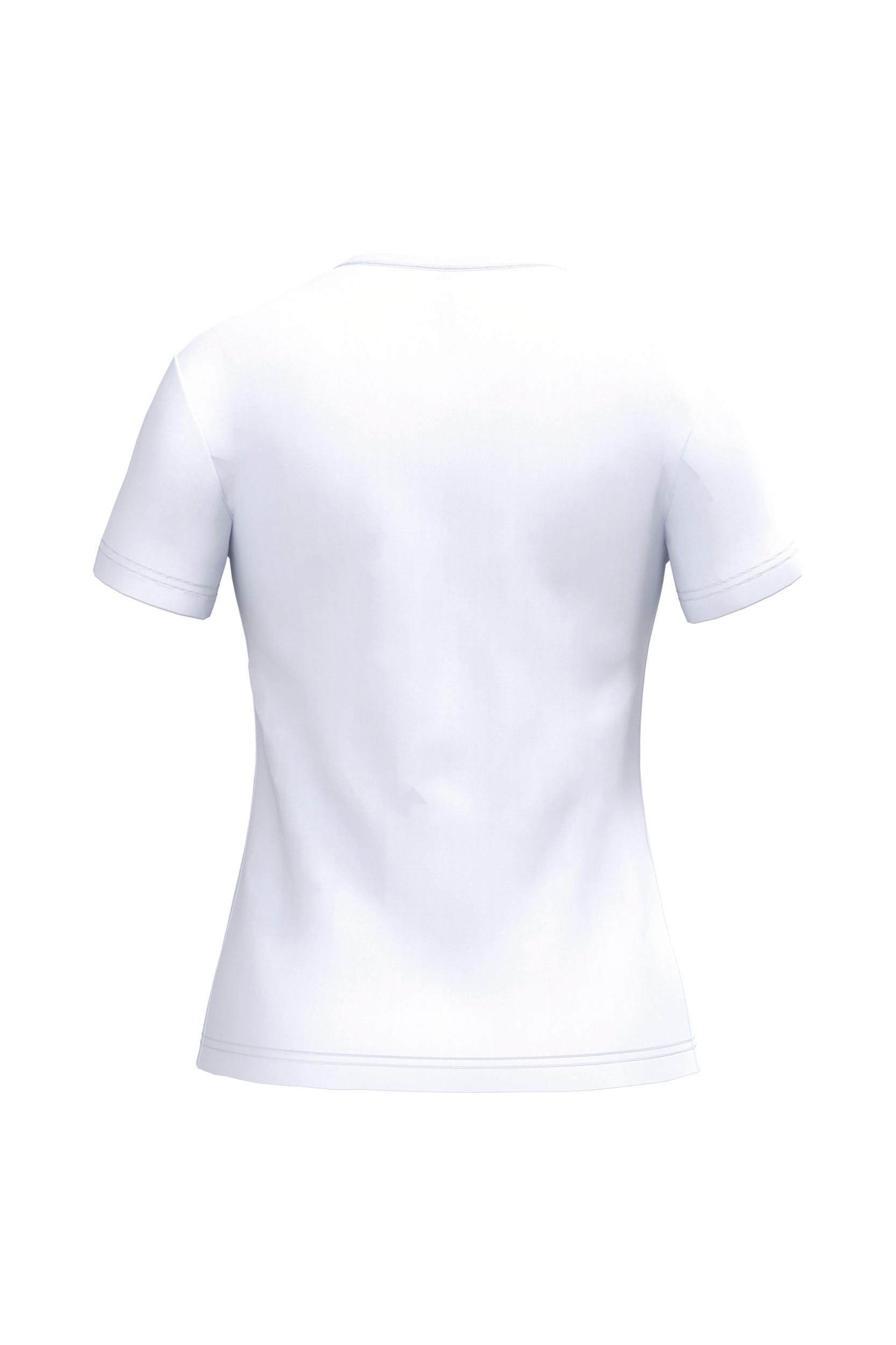 Dames T-shirt V-hals Korte Mouwen