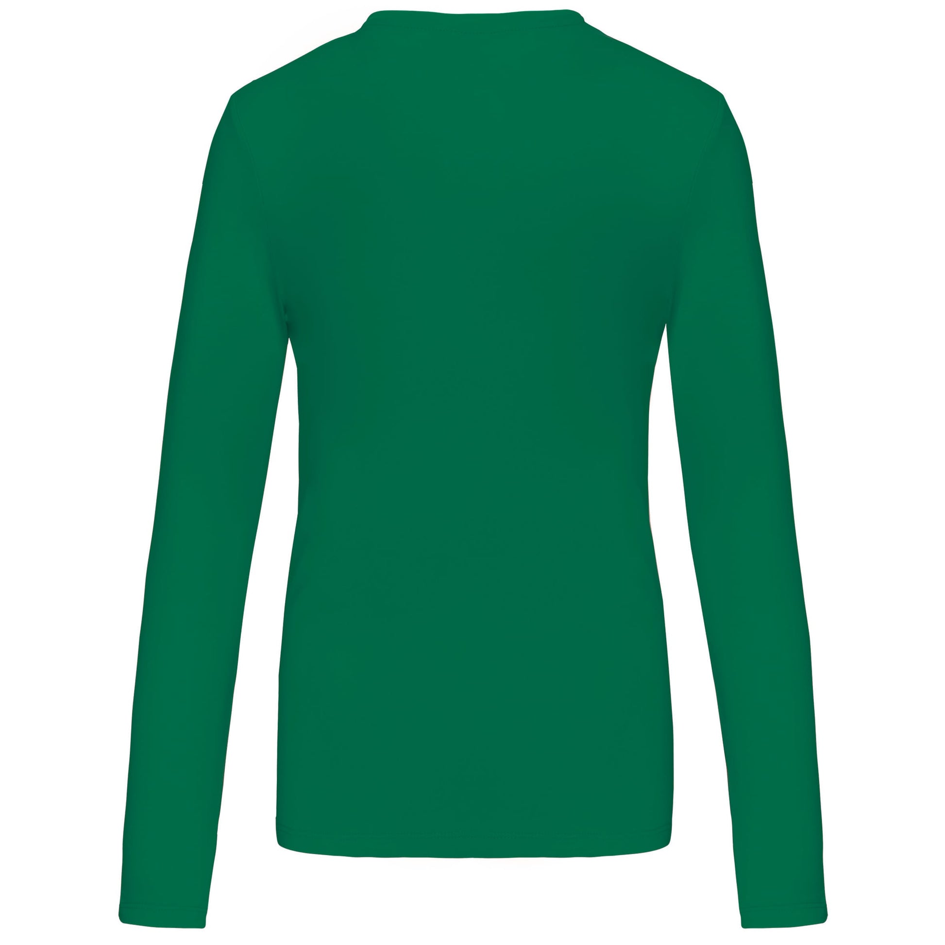 Dames t-shirt V-hals lange mouwen