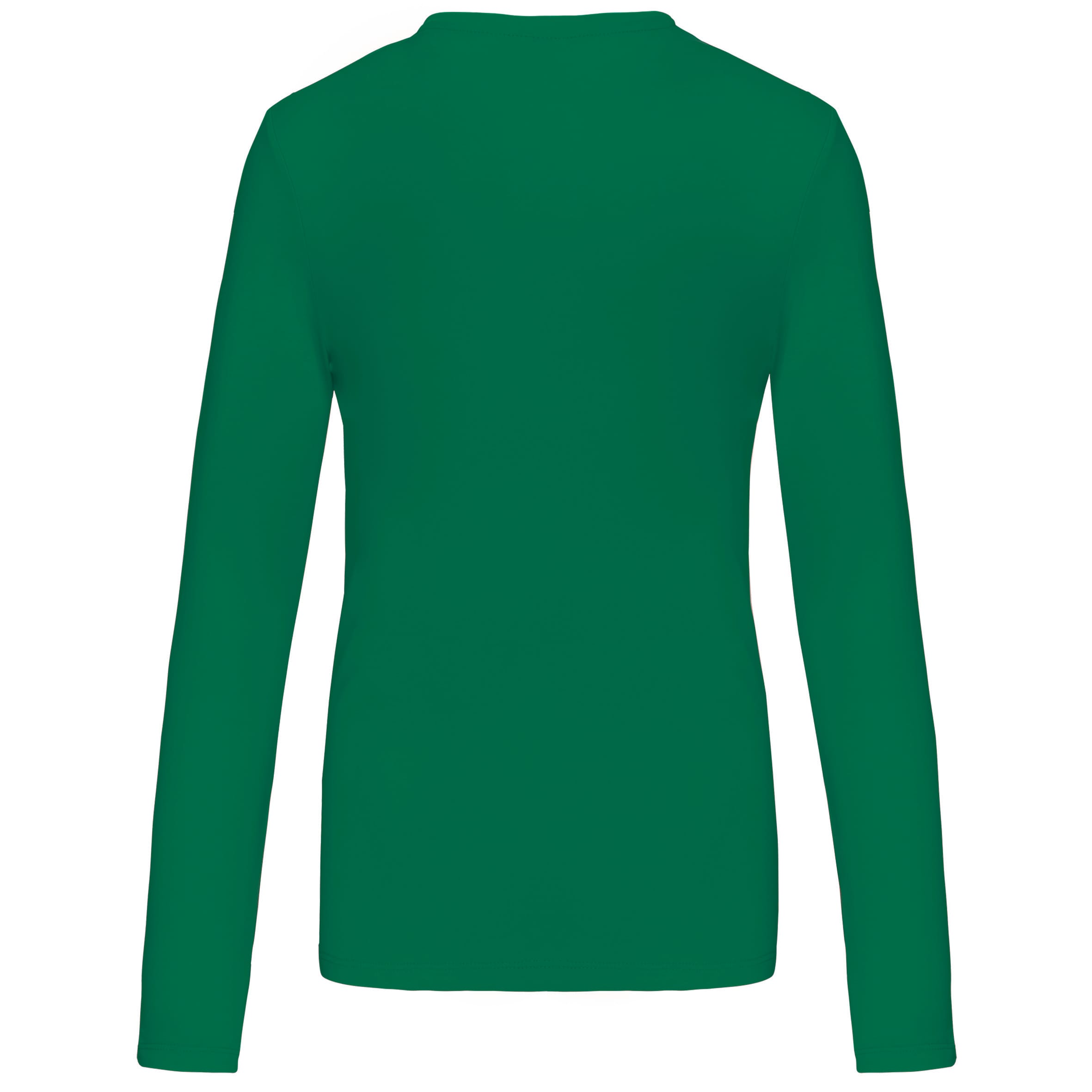 Dames t-shirt V-hals lange mouwen
