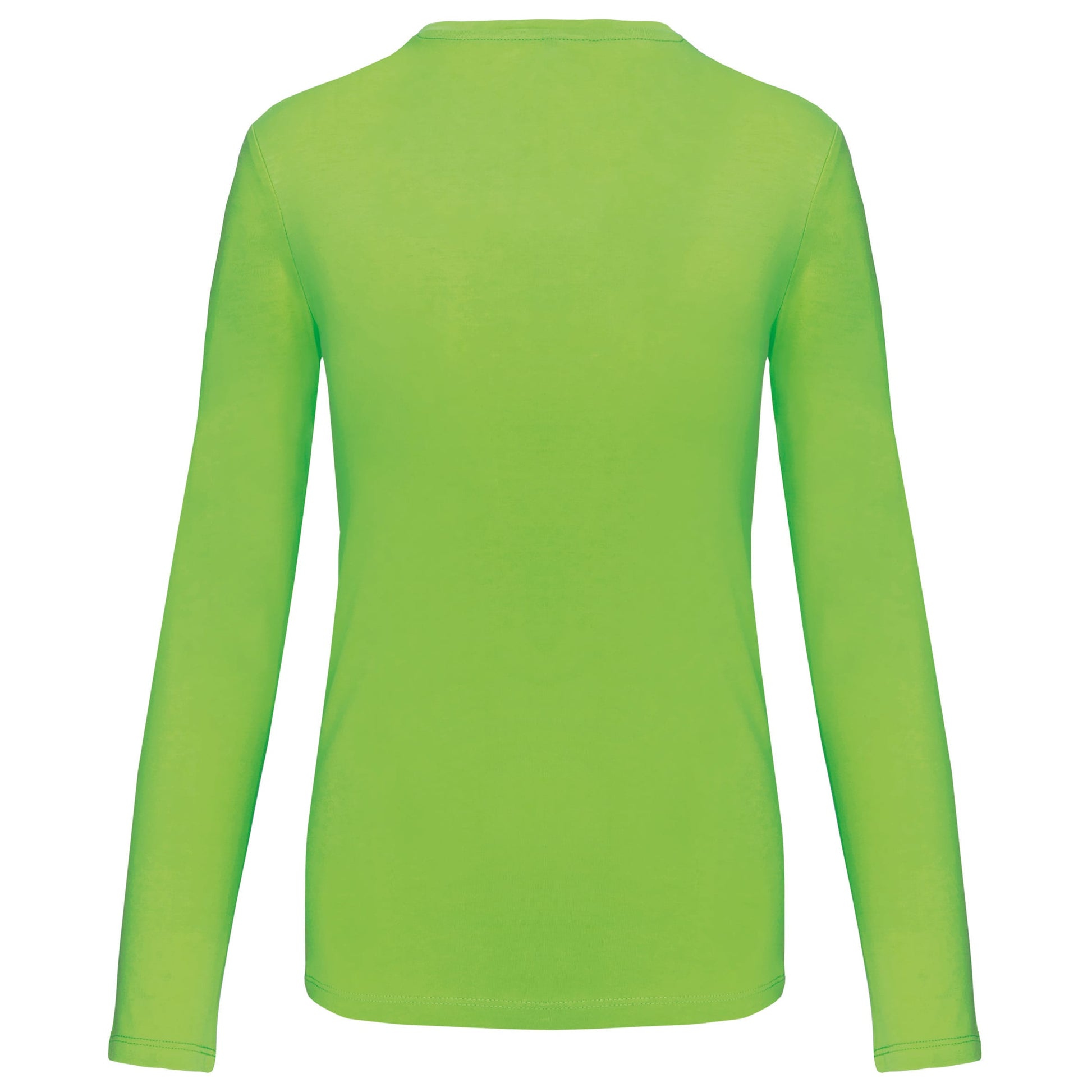 Dames t-shirt V-hals lange mouwen