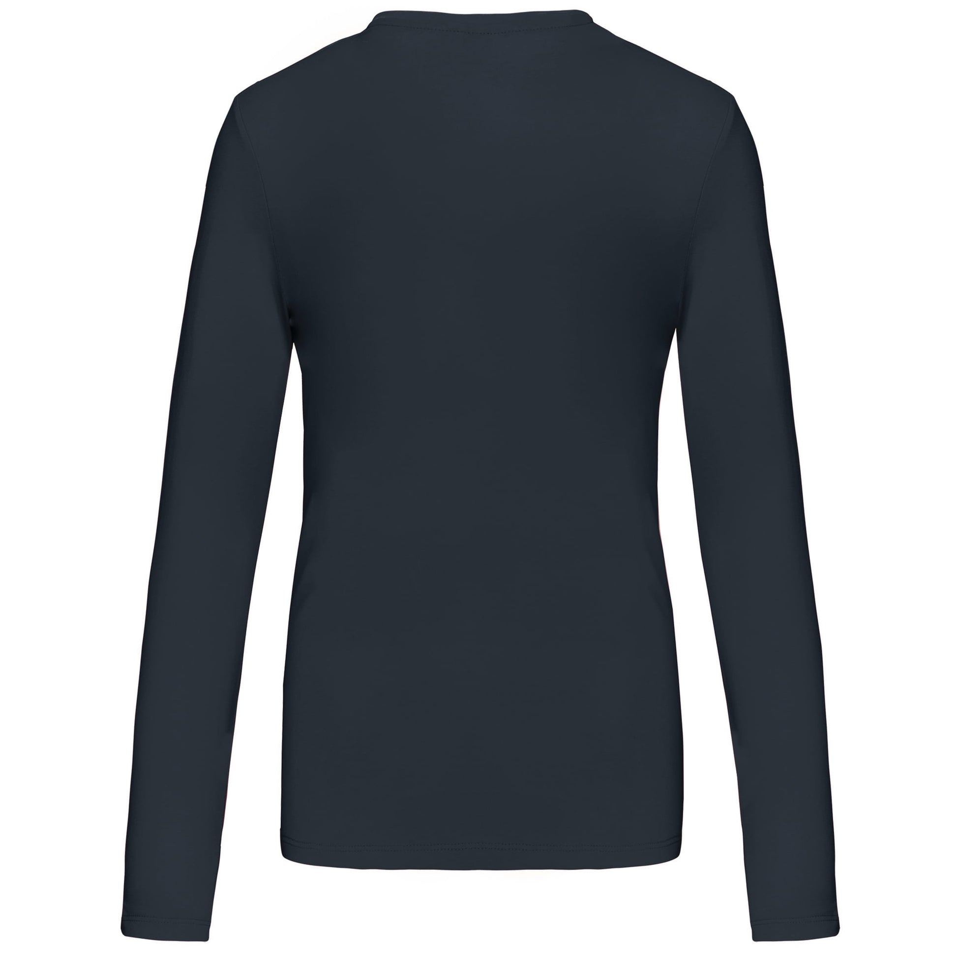 Dames t-shirt V-hals lange mouwen