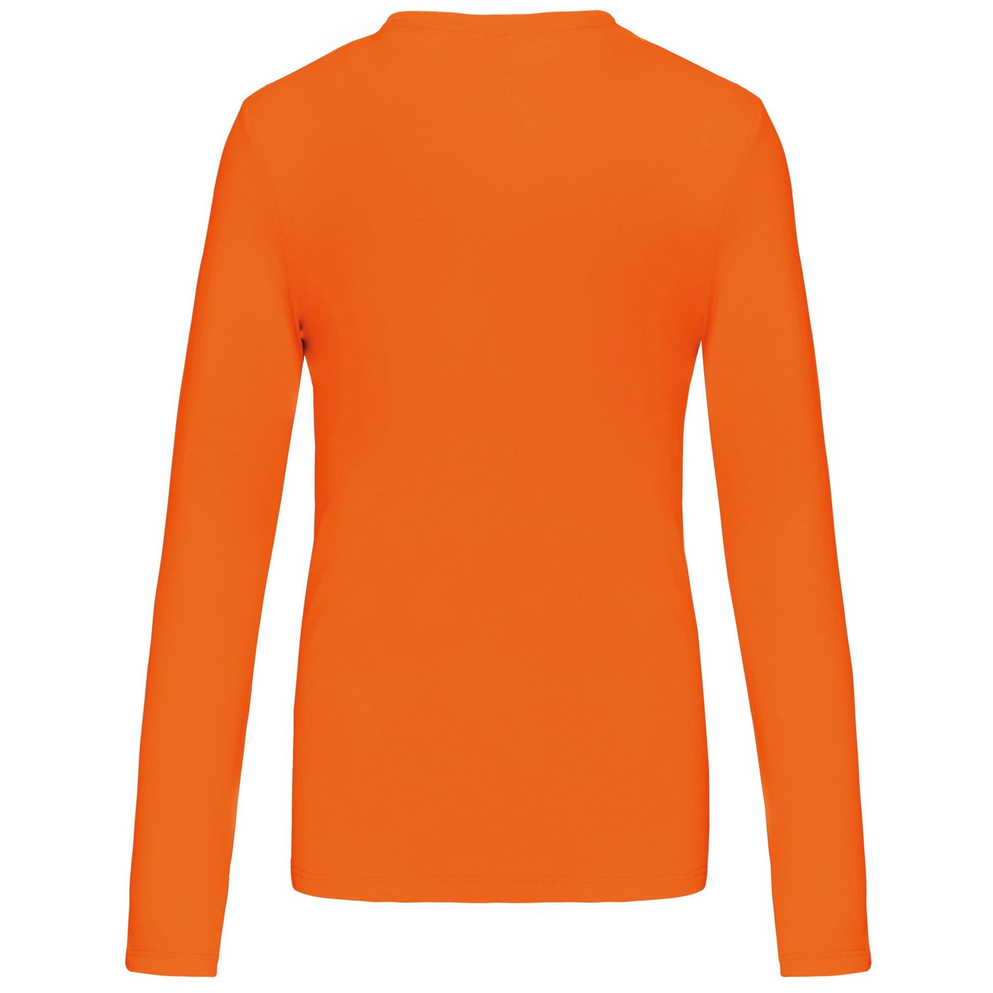 Dames t-shirt V-hals lange mouwen