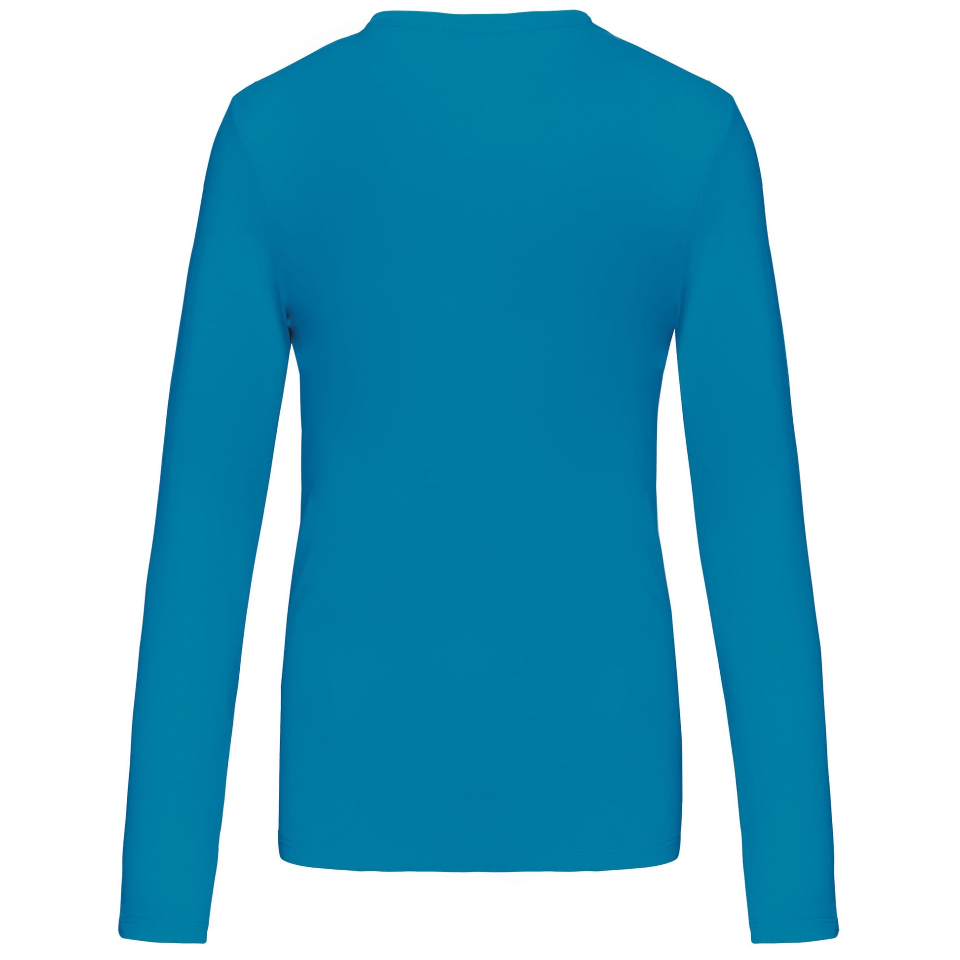 Dames t-shirt V-hals lange mouwen