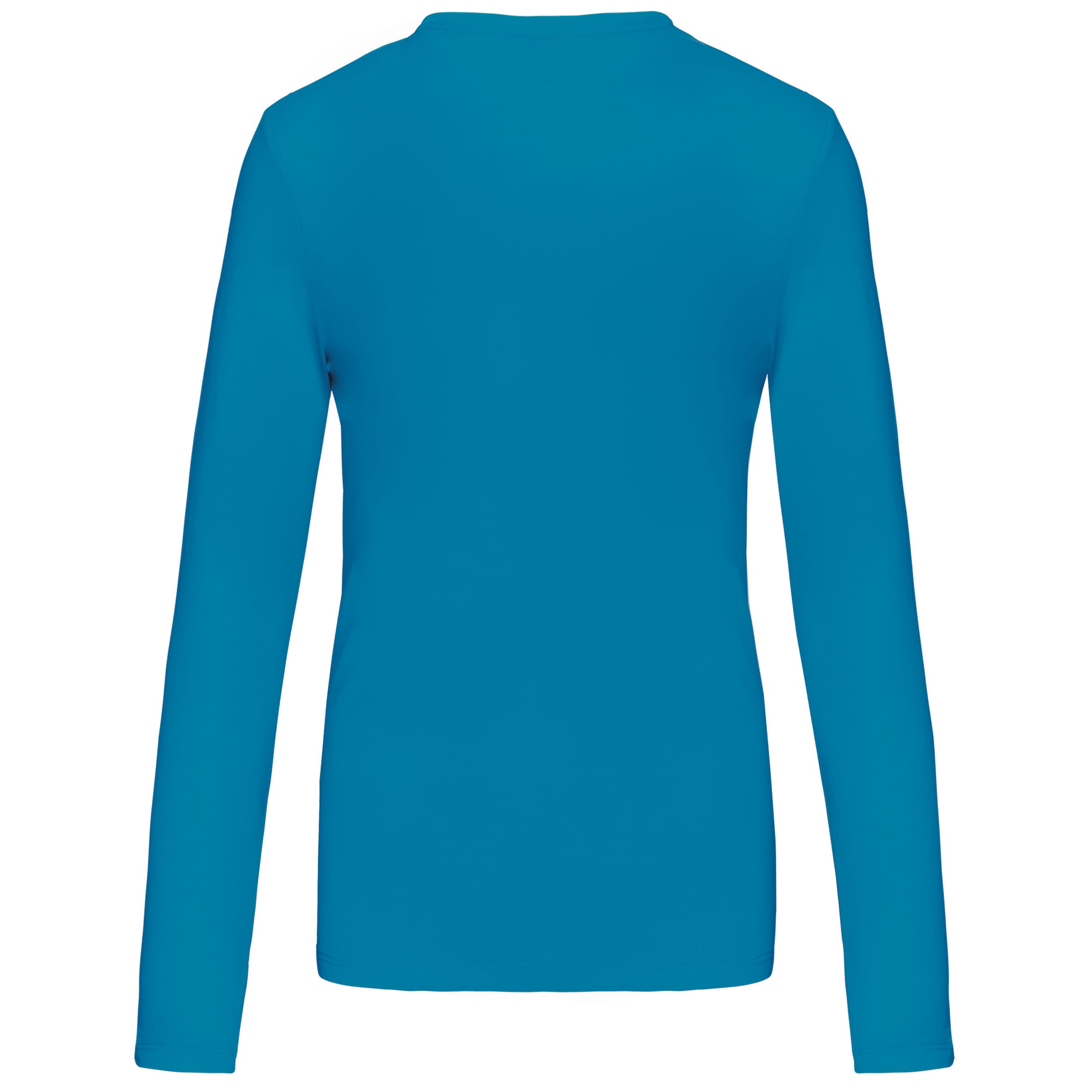 Dames t-shirt V-hals lange mouwen