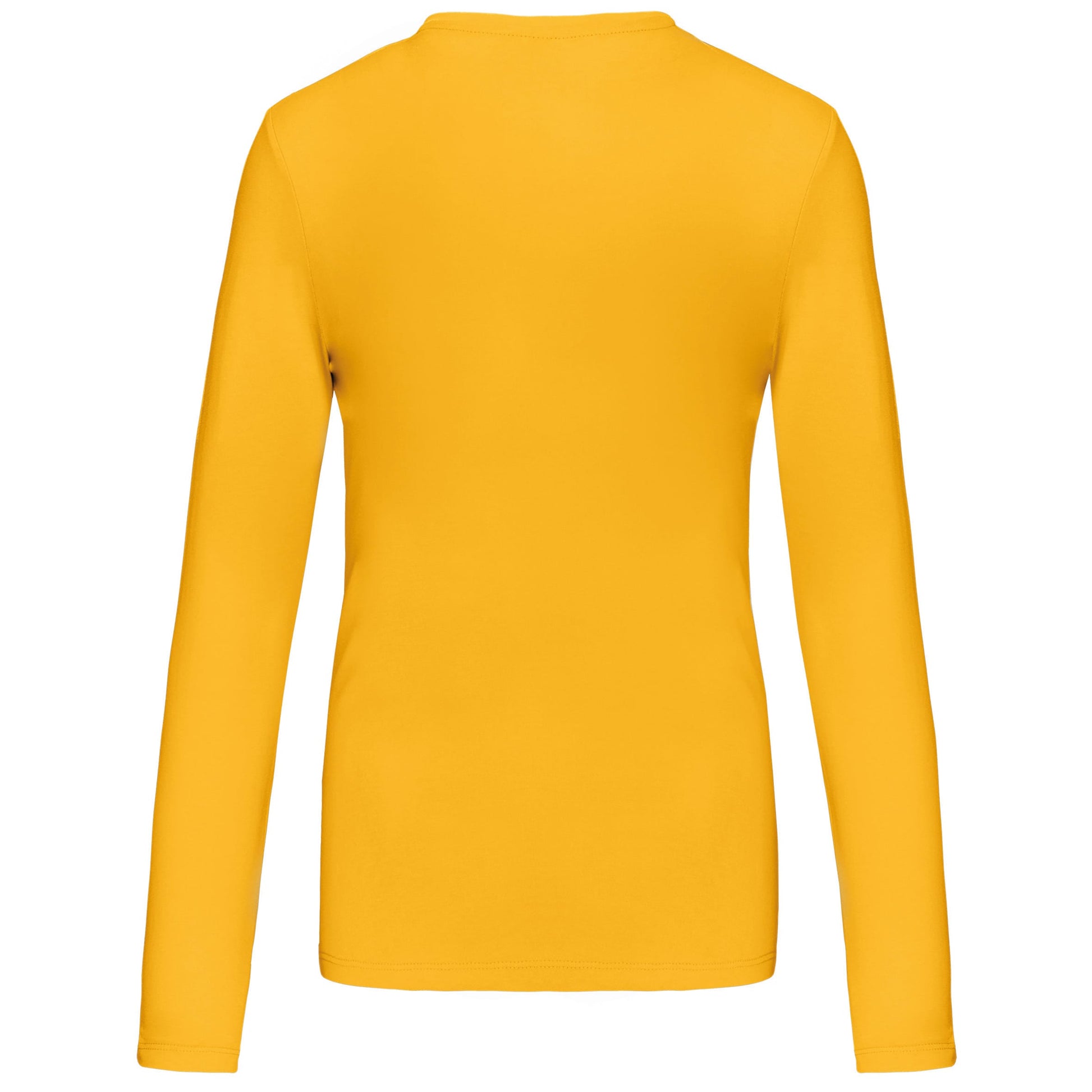 Dames t-shirt V-hals lange mouwen