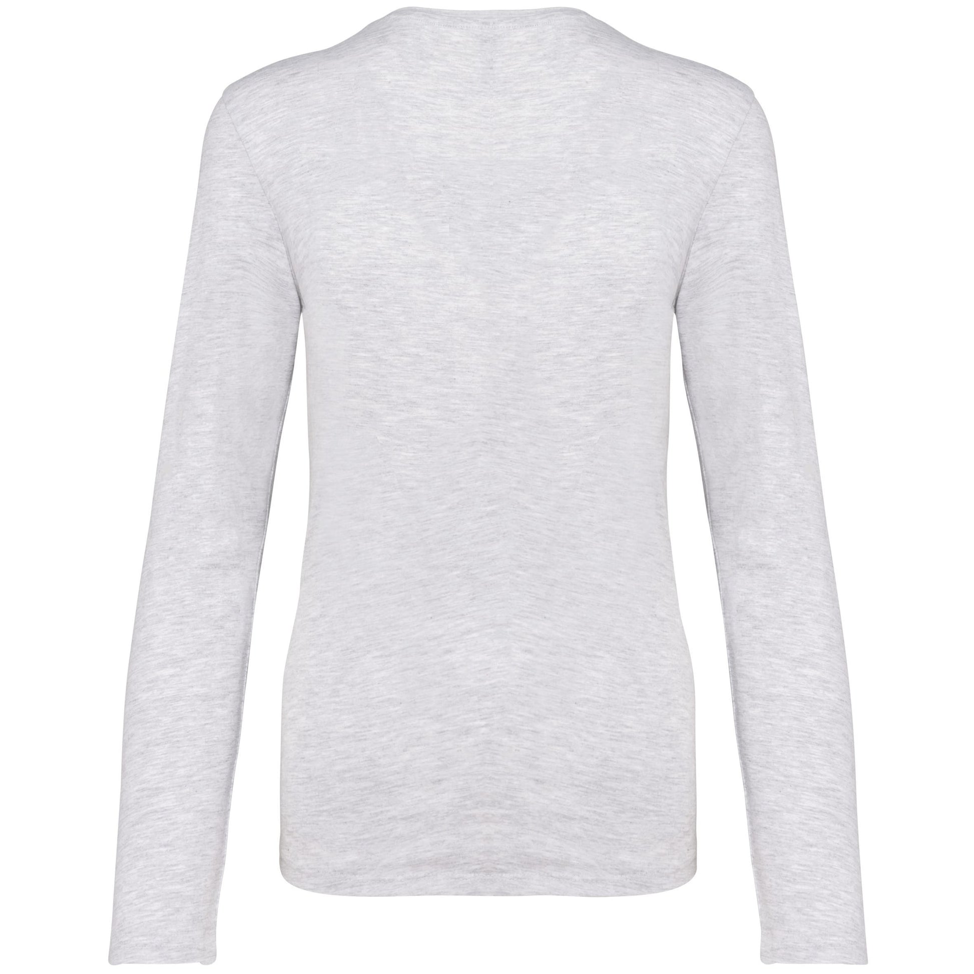 Dames T-shirt ronde hals lange mouwen