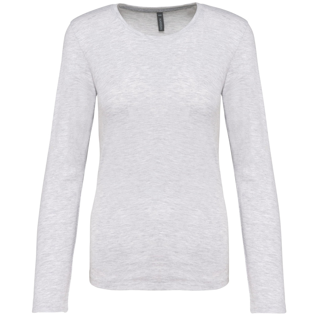Dames T-shirt ronde hals lange mouwen