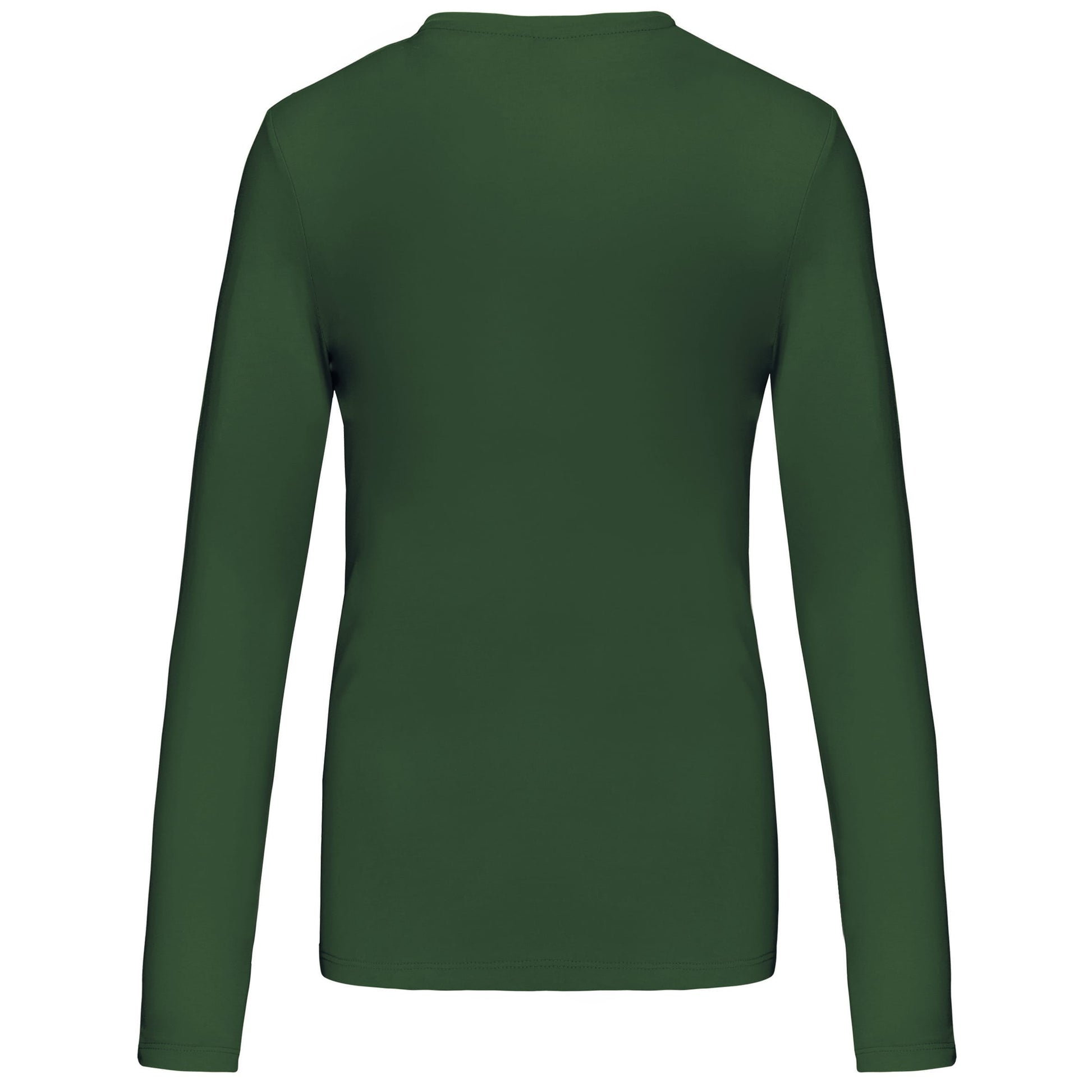 Dames T-shirt ronde hals lange mouwen