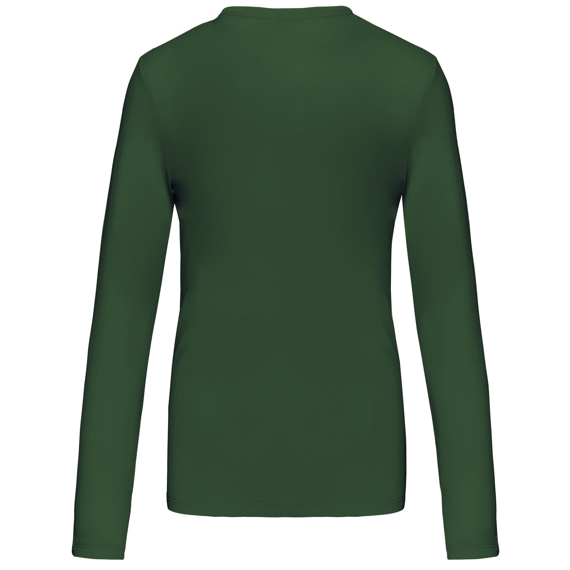 Dames T-shirt ronde hals lange mouwen