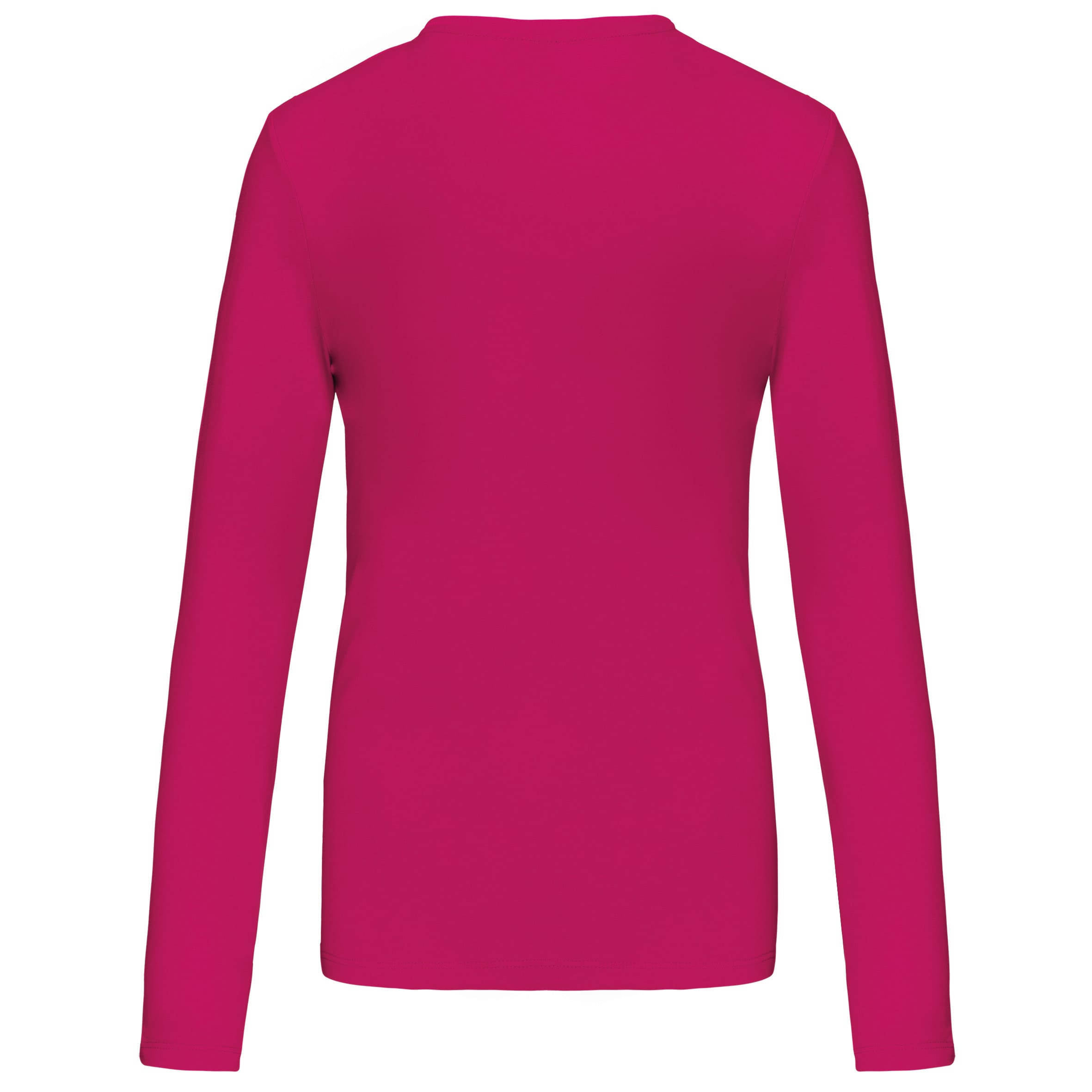 Dames T-shirt ronde hals lange mouwen