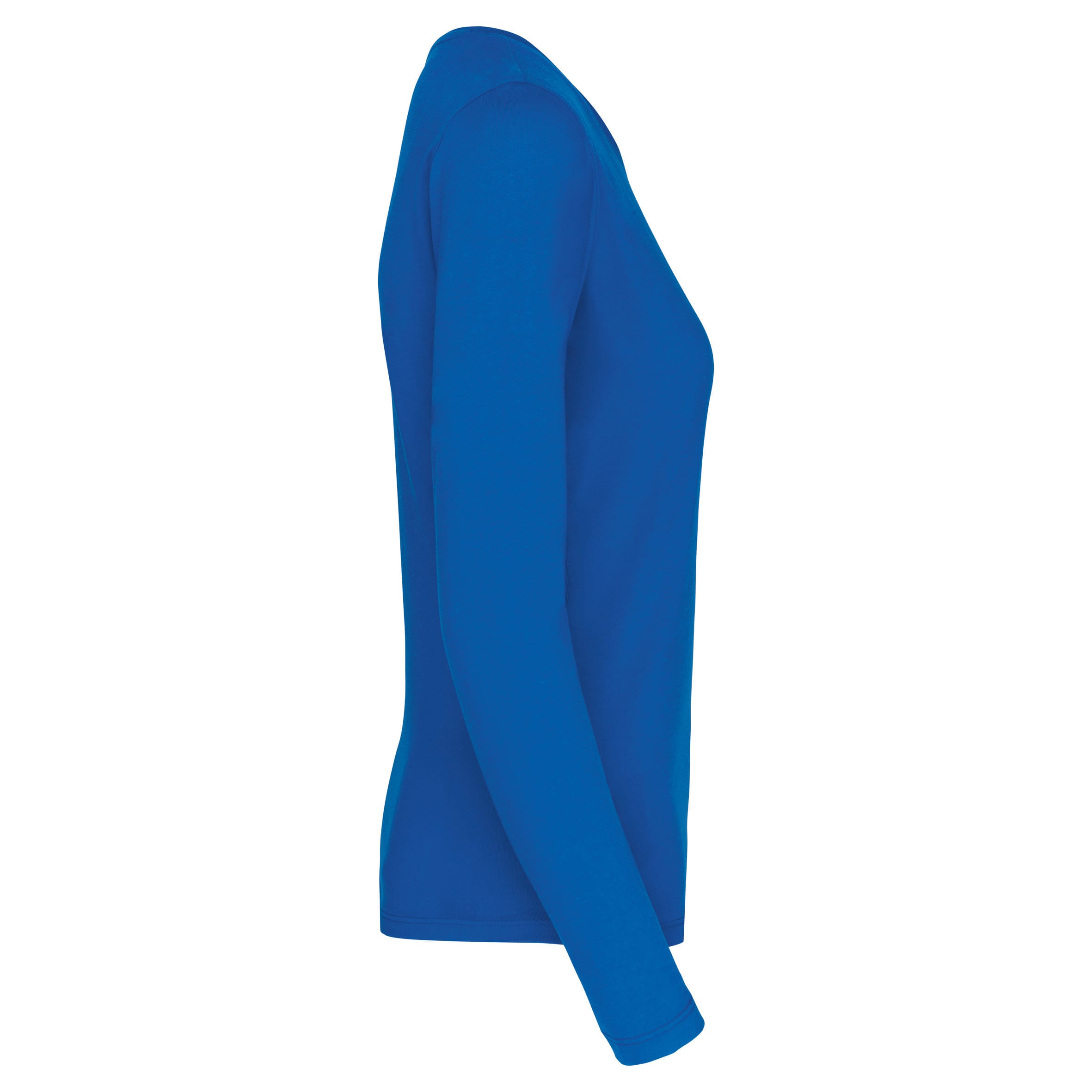 Dames T-shirt ronde hals lange mouwen