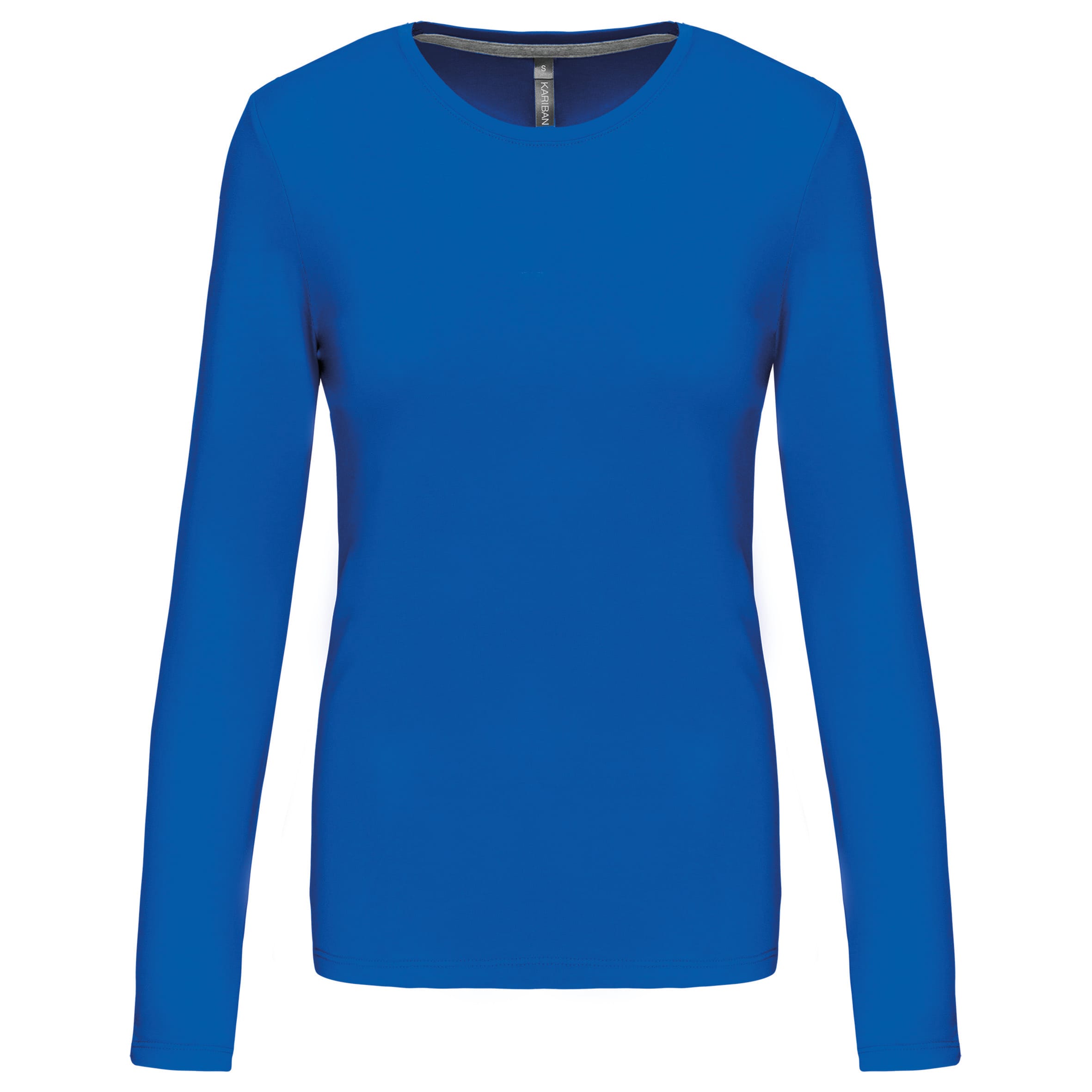 Dames T-shirt ronde hals lange mouwen