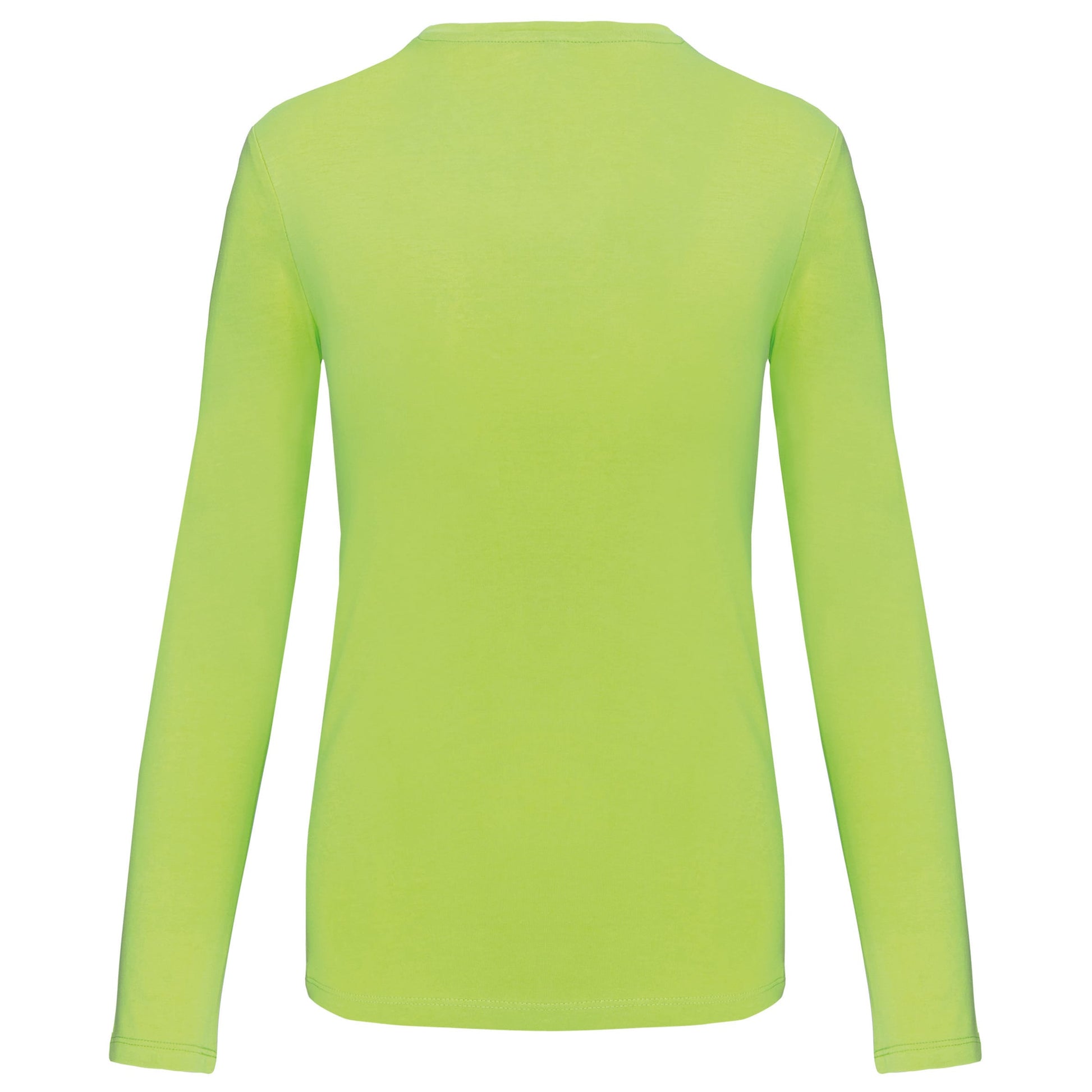 Dames T-shirt ronde hals lange mouwen