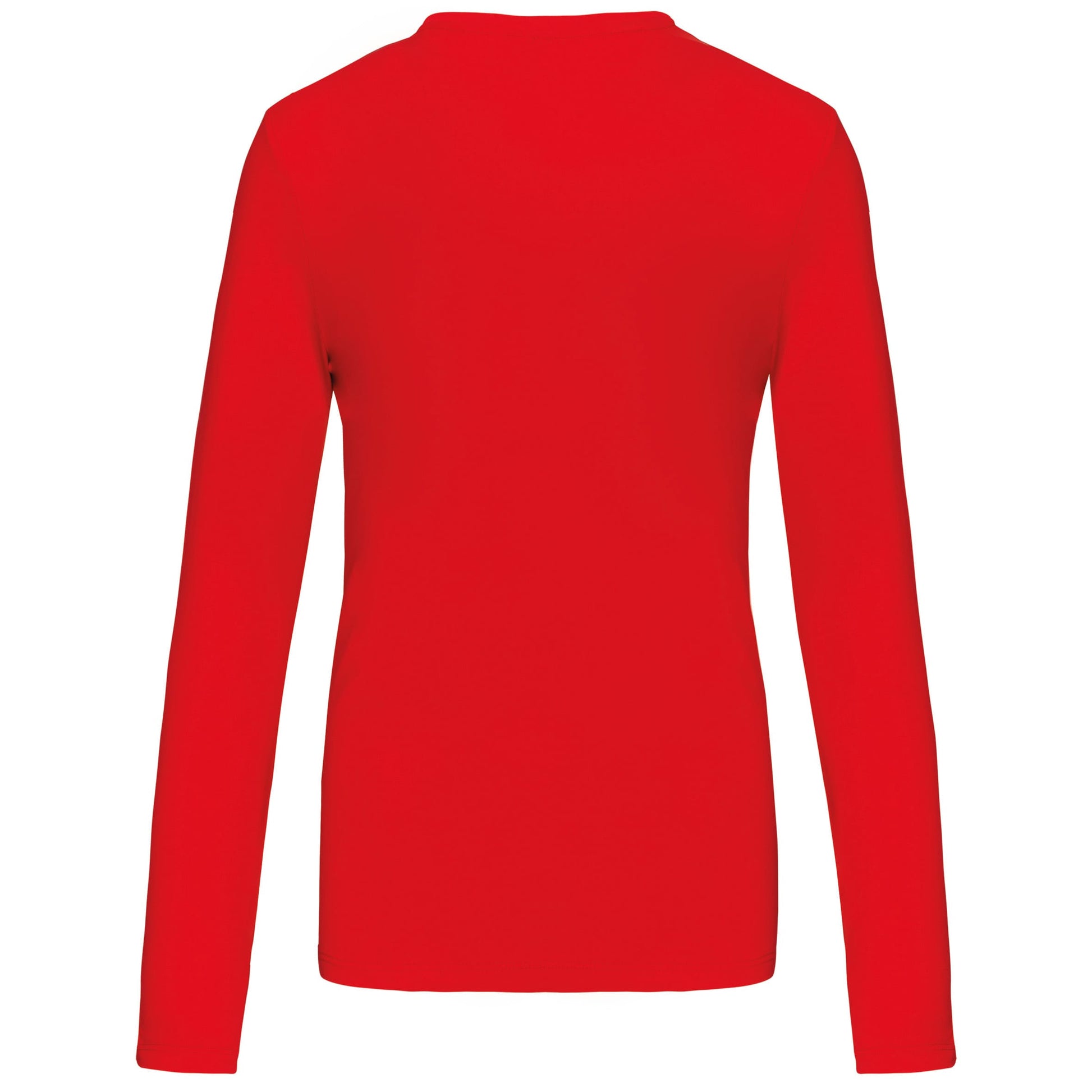 Dames T-shirt ronde hals lange mouwen