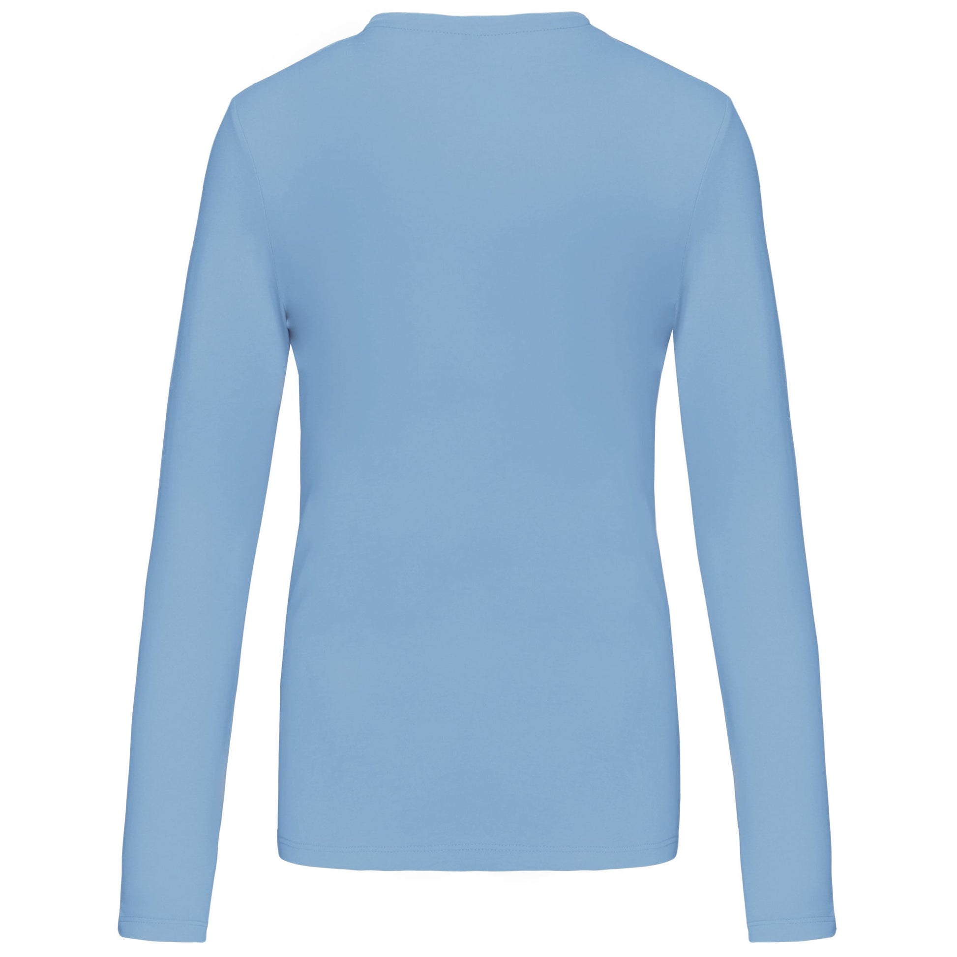 Dames T-shirt ronde hals lange mouwen