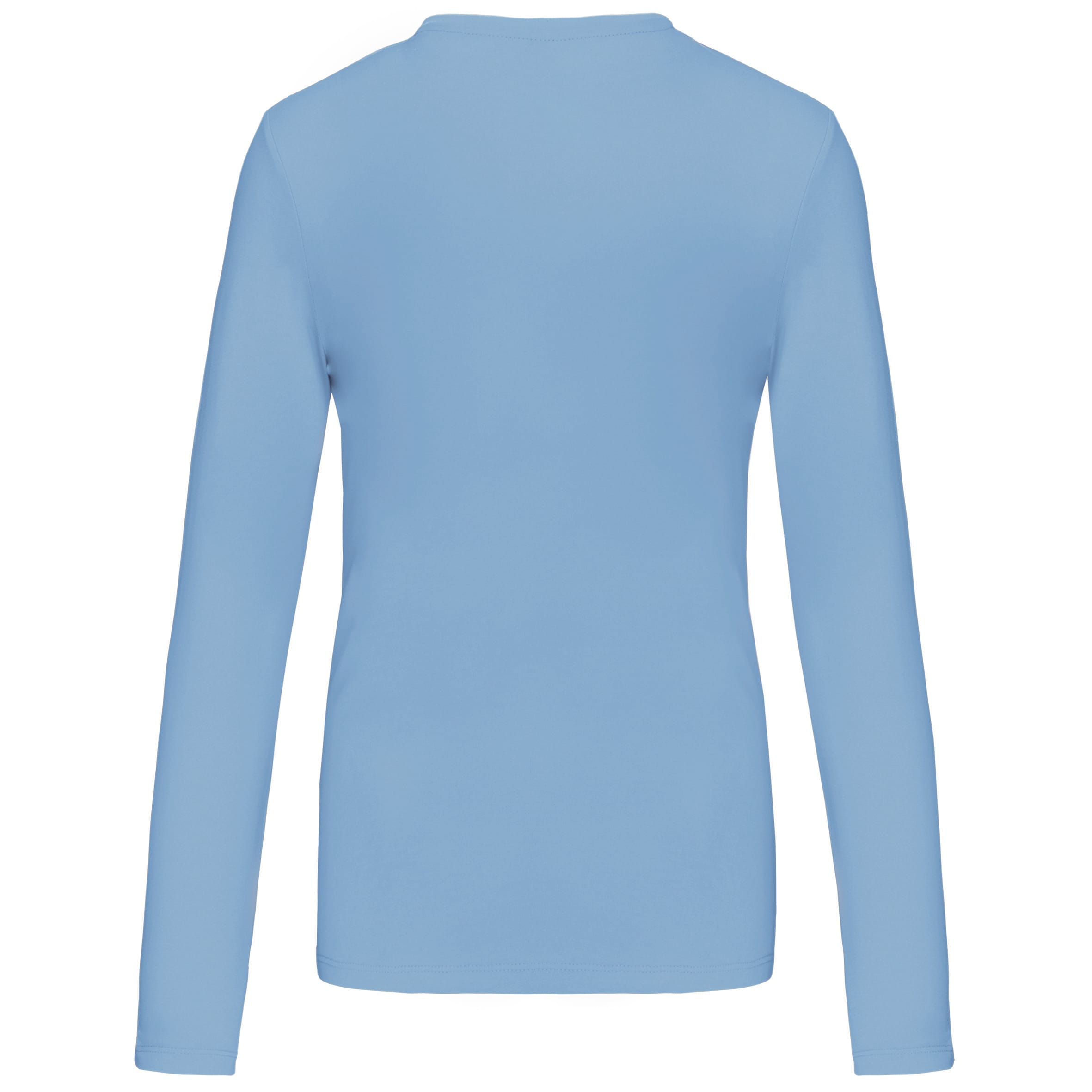 Dames T-shirt ronde hals lange mouwen
