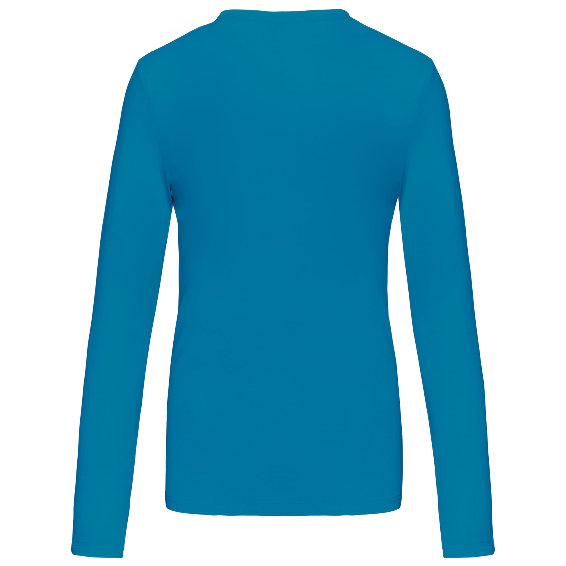 Dames T-shirt ronde hals lange mouwen