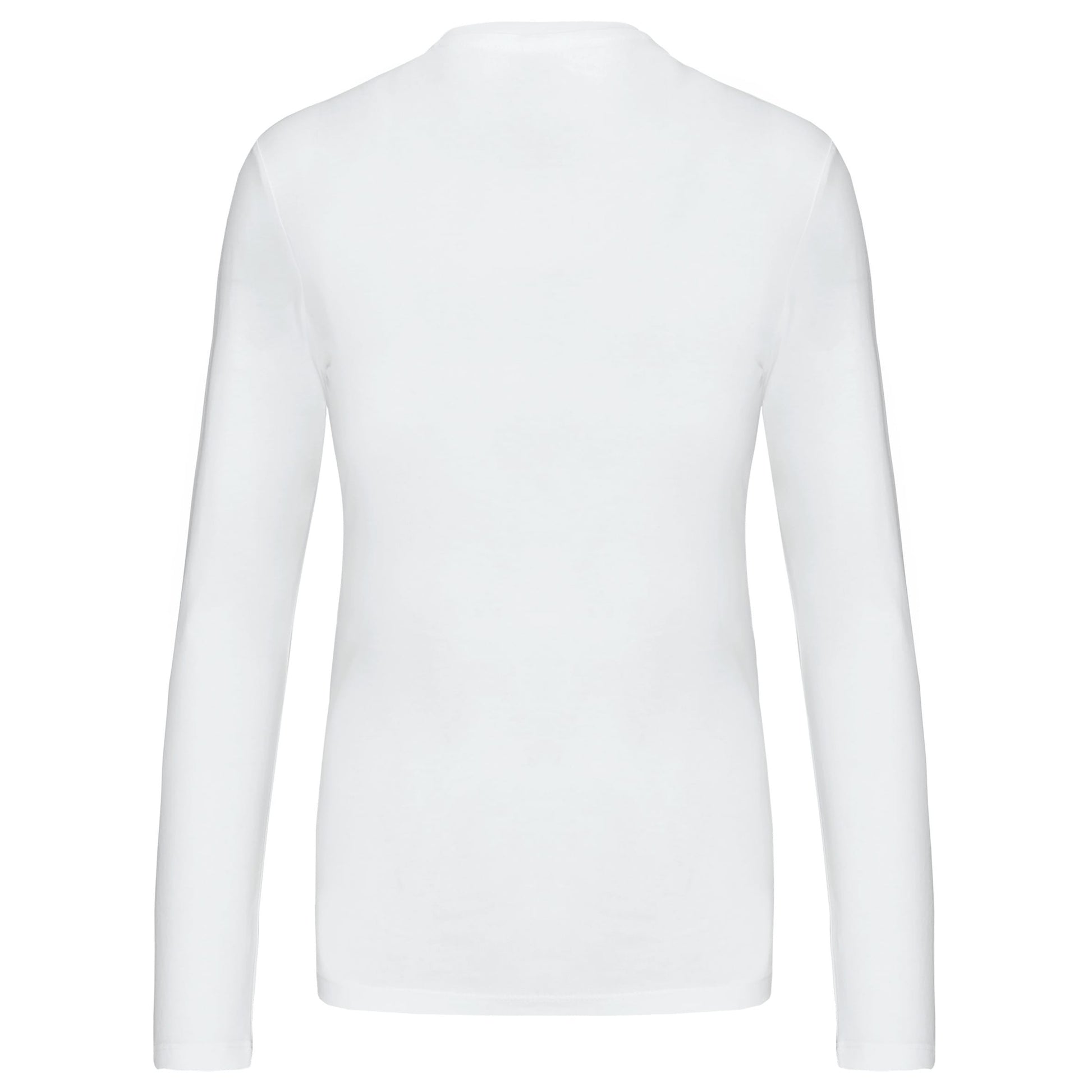 Dames T-shirt ronde hals lange mouwen