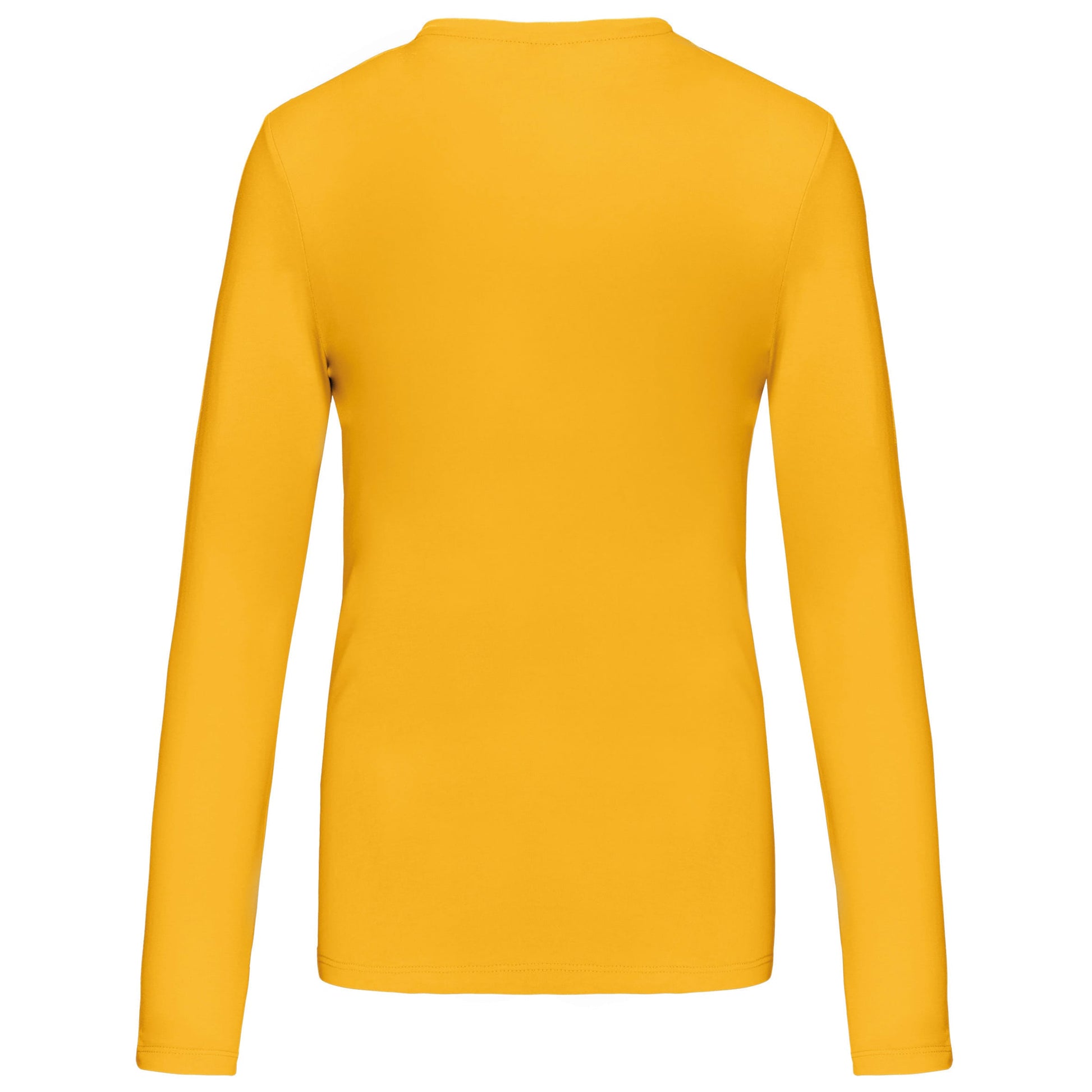 Dames T-shirt ronde hals lange mouwen