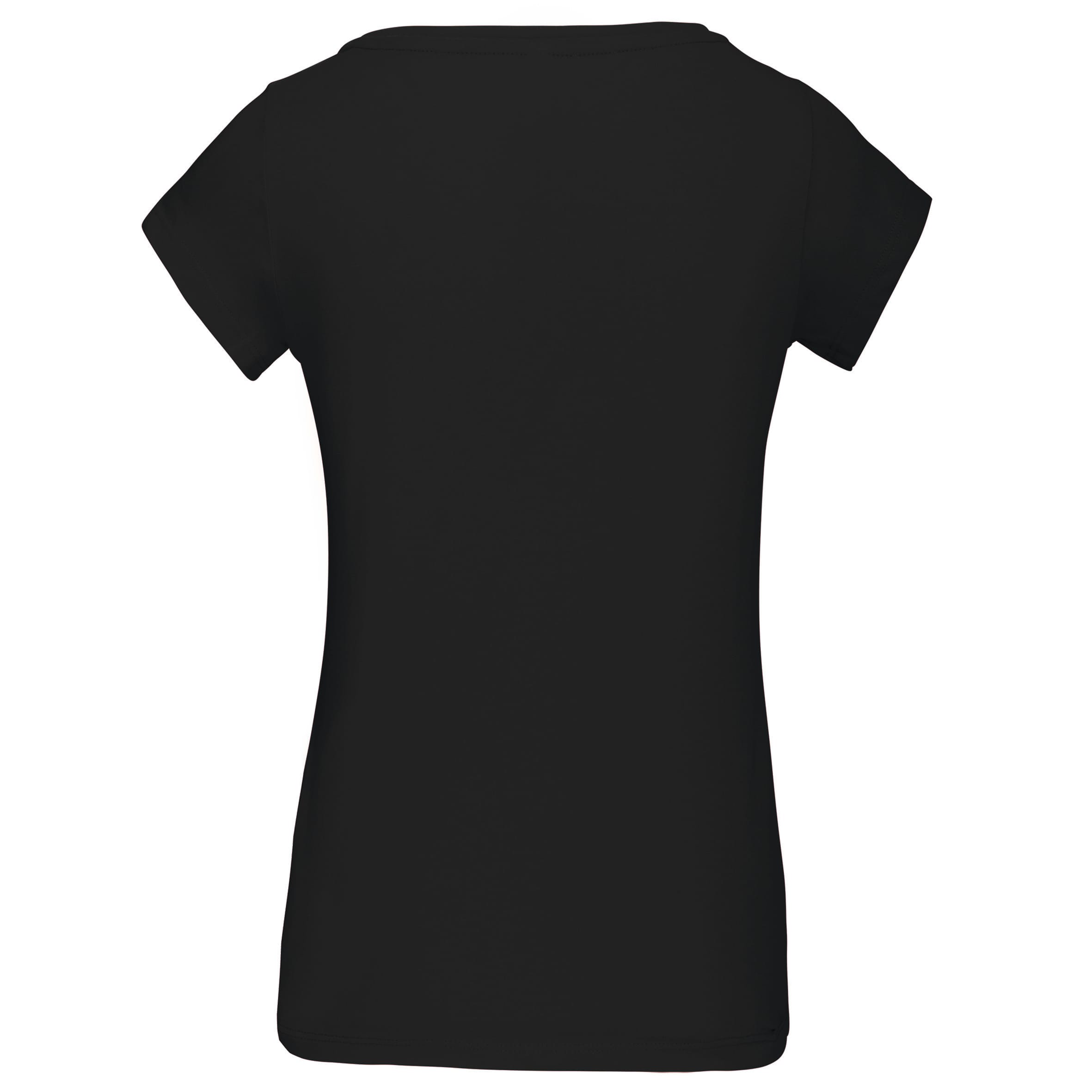 Dames-t-shirt korte mouwen met boothals