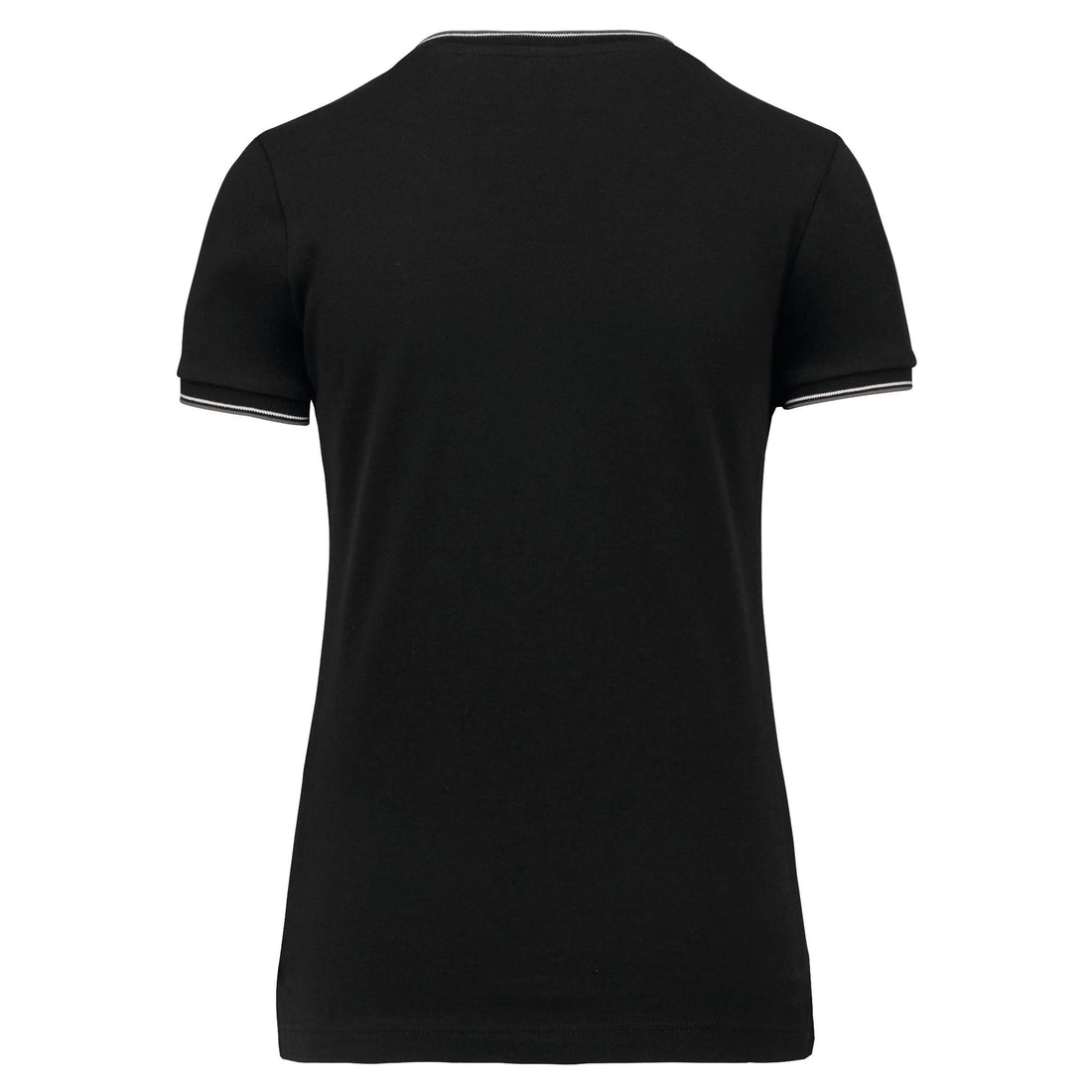 Dames-t-shirt piqué V-hals