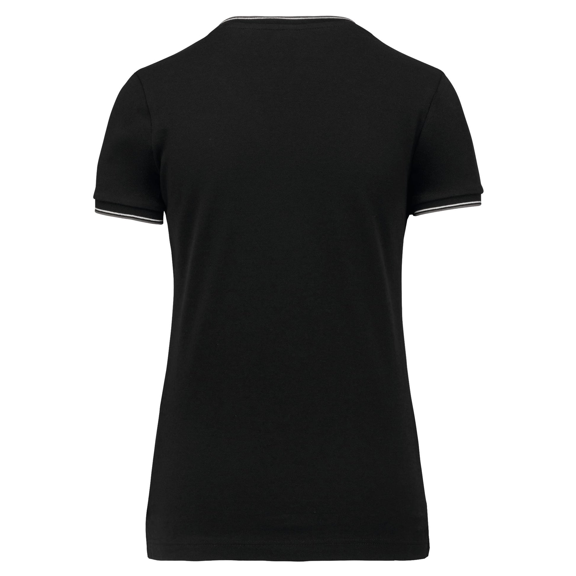 Dames-t-shirt piqué V-hals