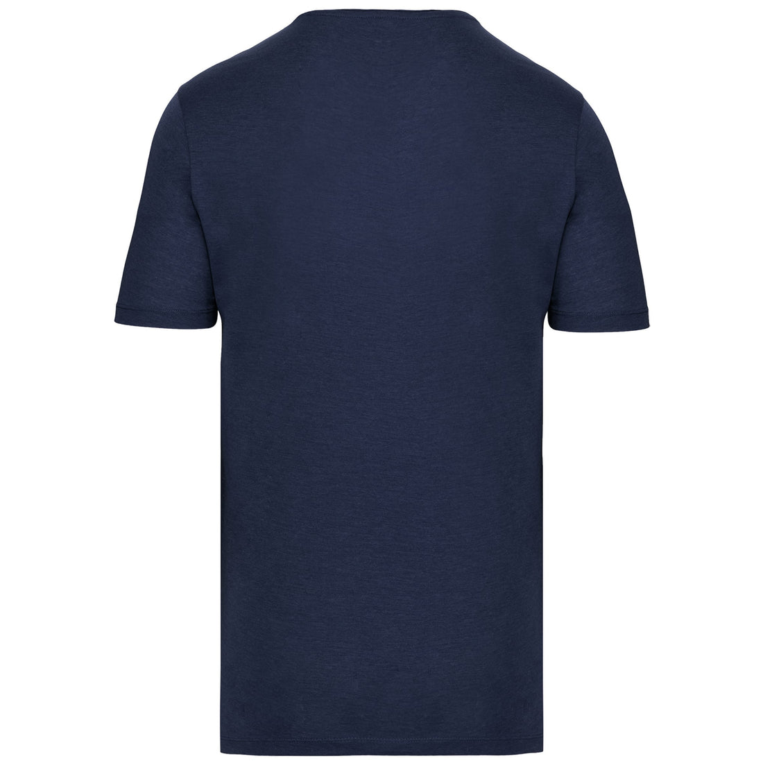 Bio T-shirt kraag met onafgewerkte rand korte mouwen