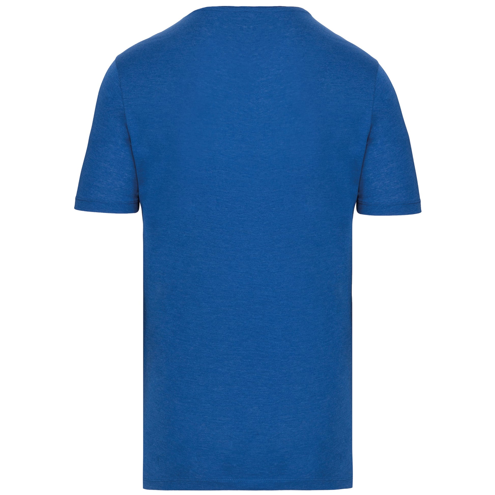 Bio T-shirt kraag met onafgewerkte rand korte mouwen