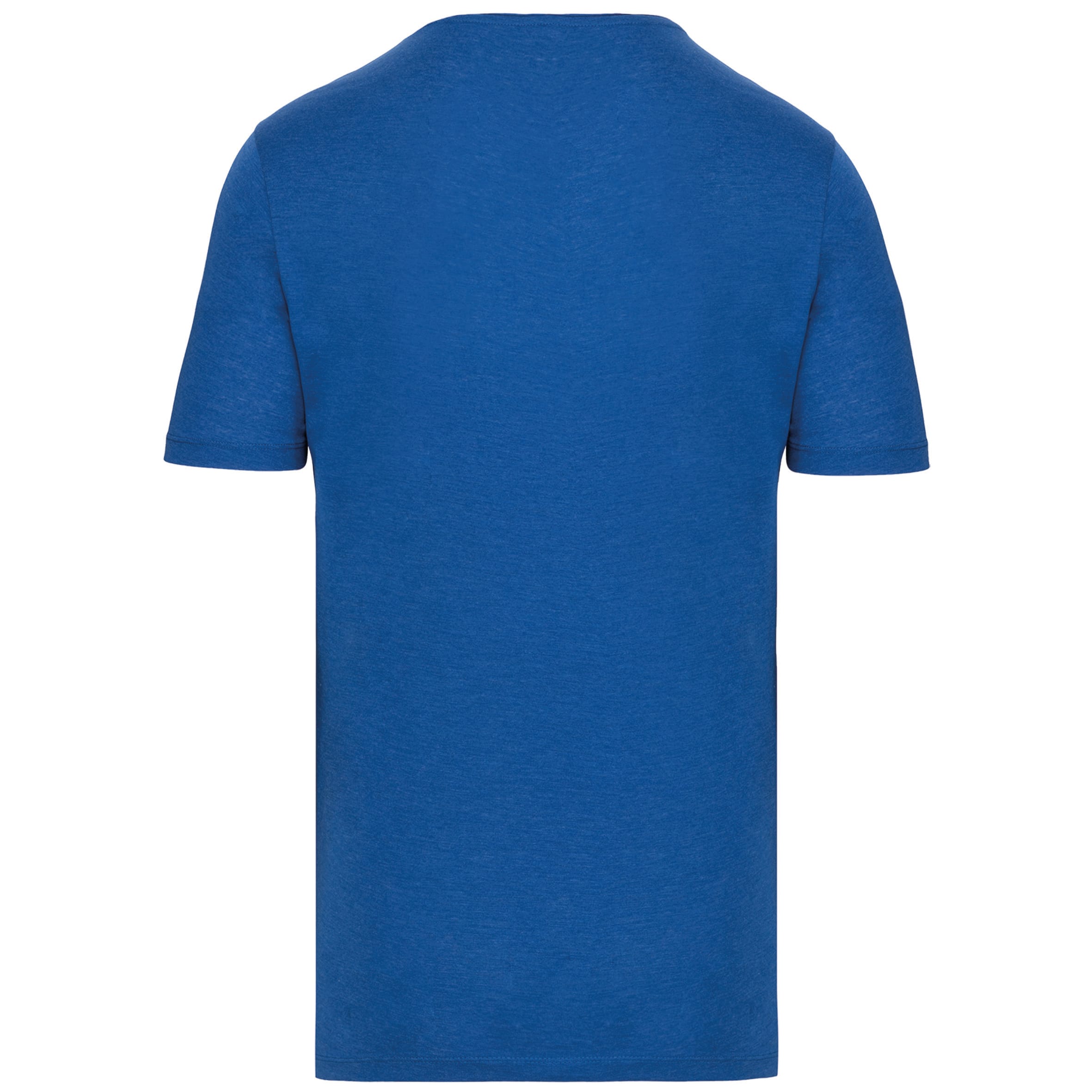 Bio T-shirt kraag met onafgewerkte rand korte mouwen