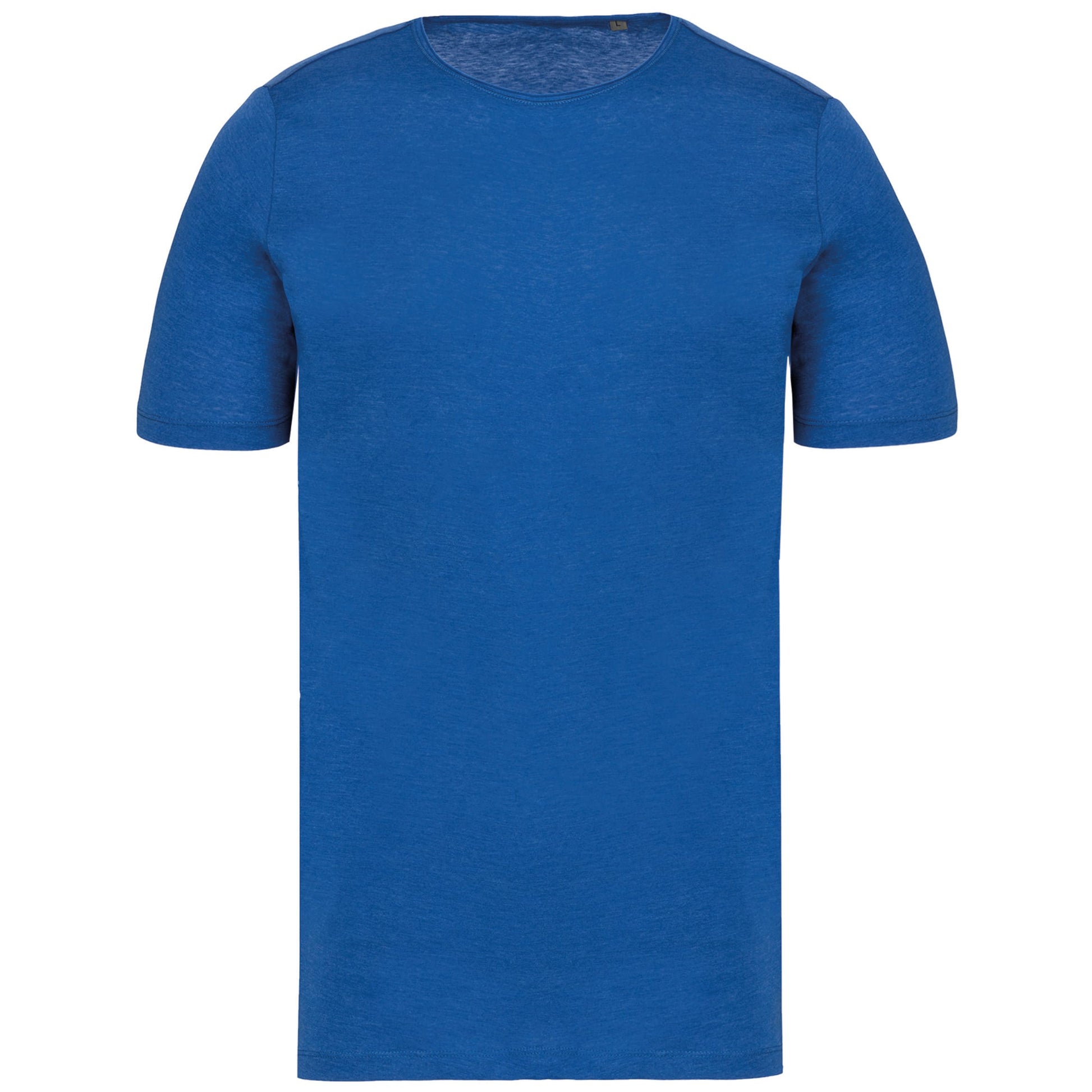 Bio T-shirt kraag met onafgewerkte rand korte mouwen