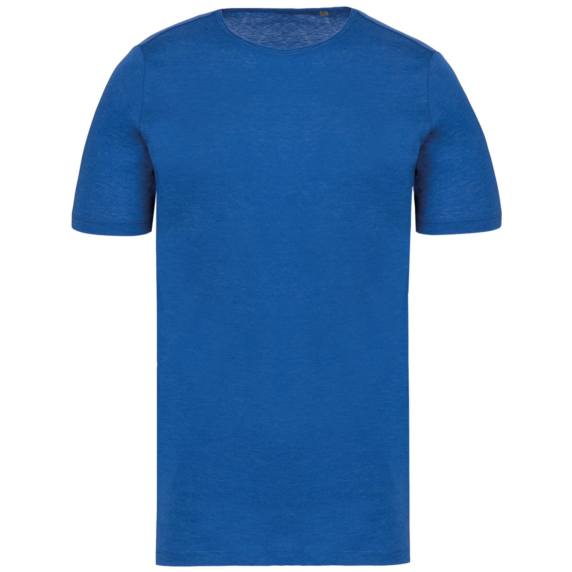Bio T-shirt kraag met onafgewerkte rand korte mouwen