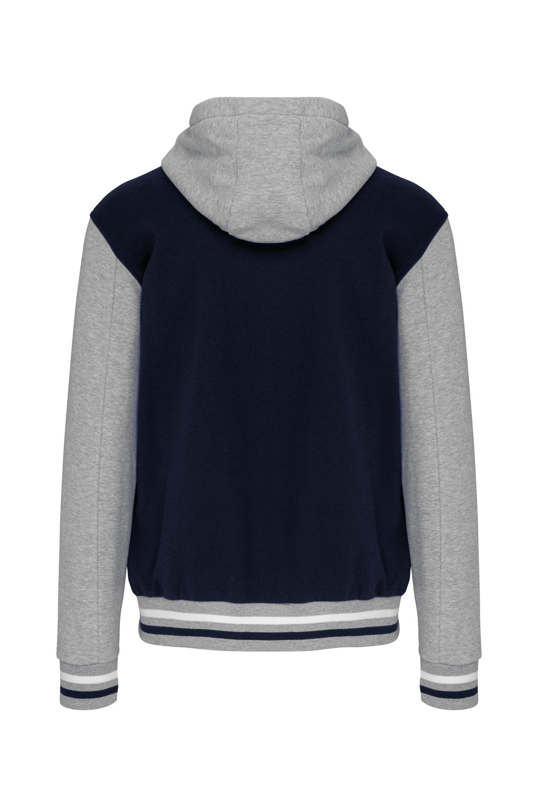 College jacket met capuchon unisex