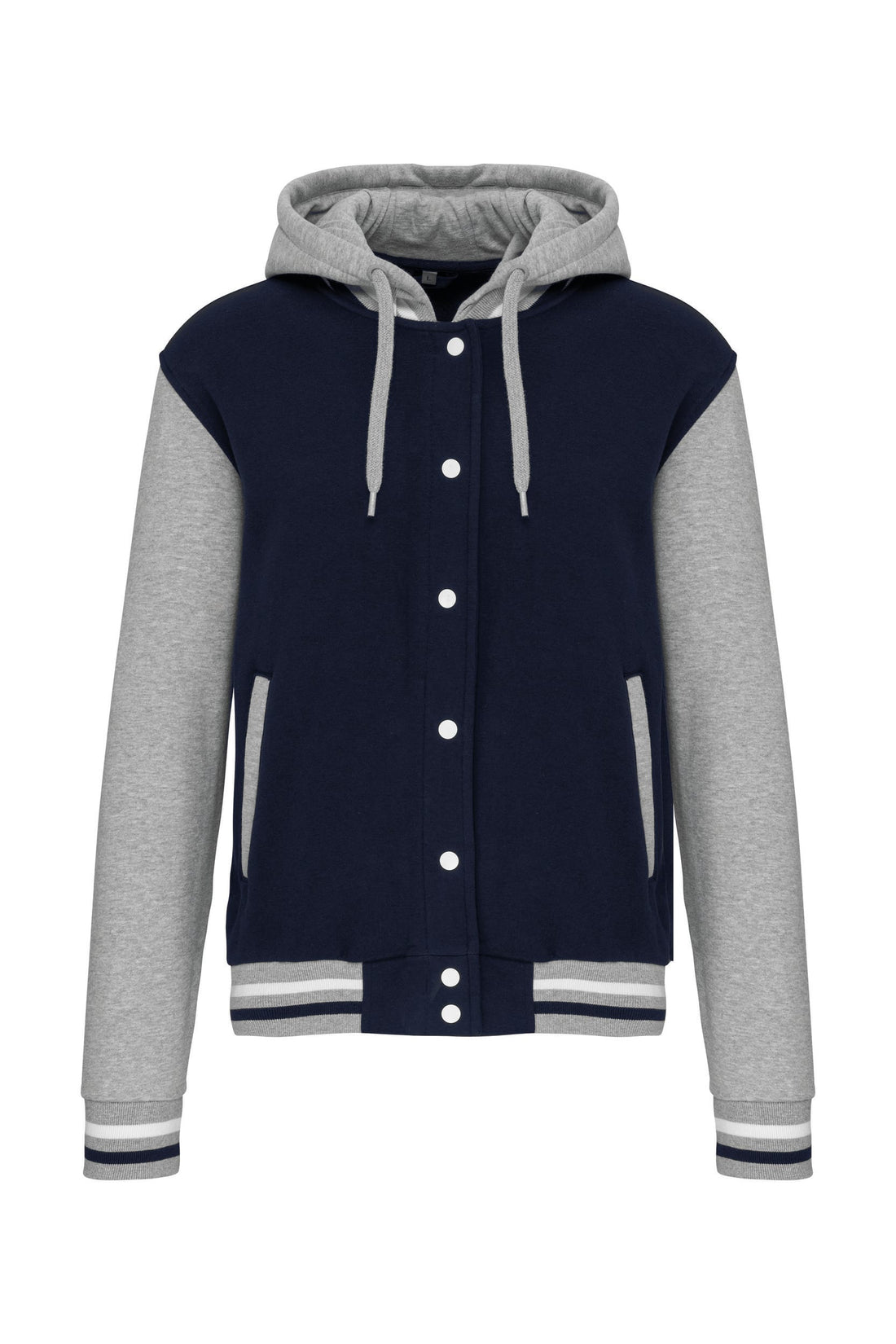 College jacket met capuchon unisex